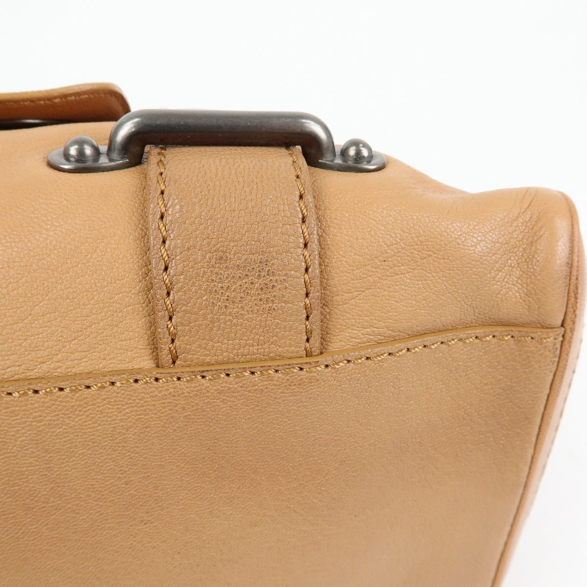 Celine Handbag Leather Brown Leather Handbag (Pre-Owned)