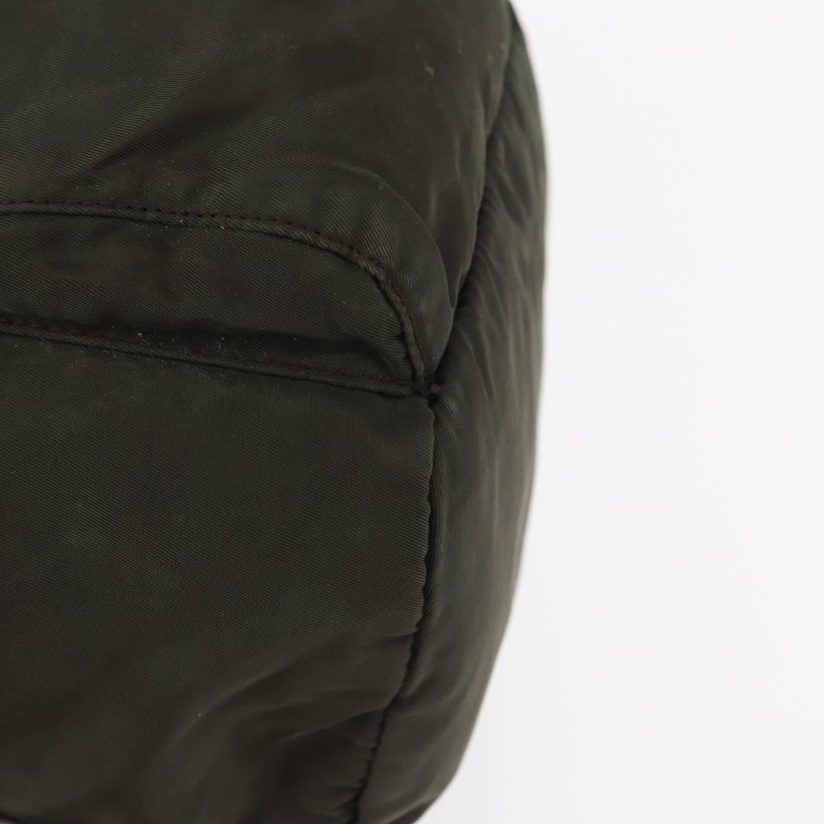 Prada Front Pocket Tessuto Khaki Nylon Backpack Bag (Pre-Owned)