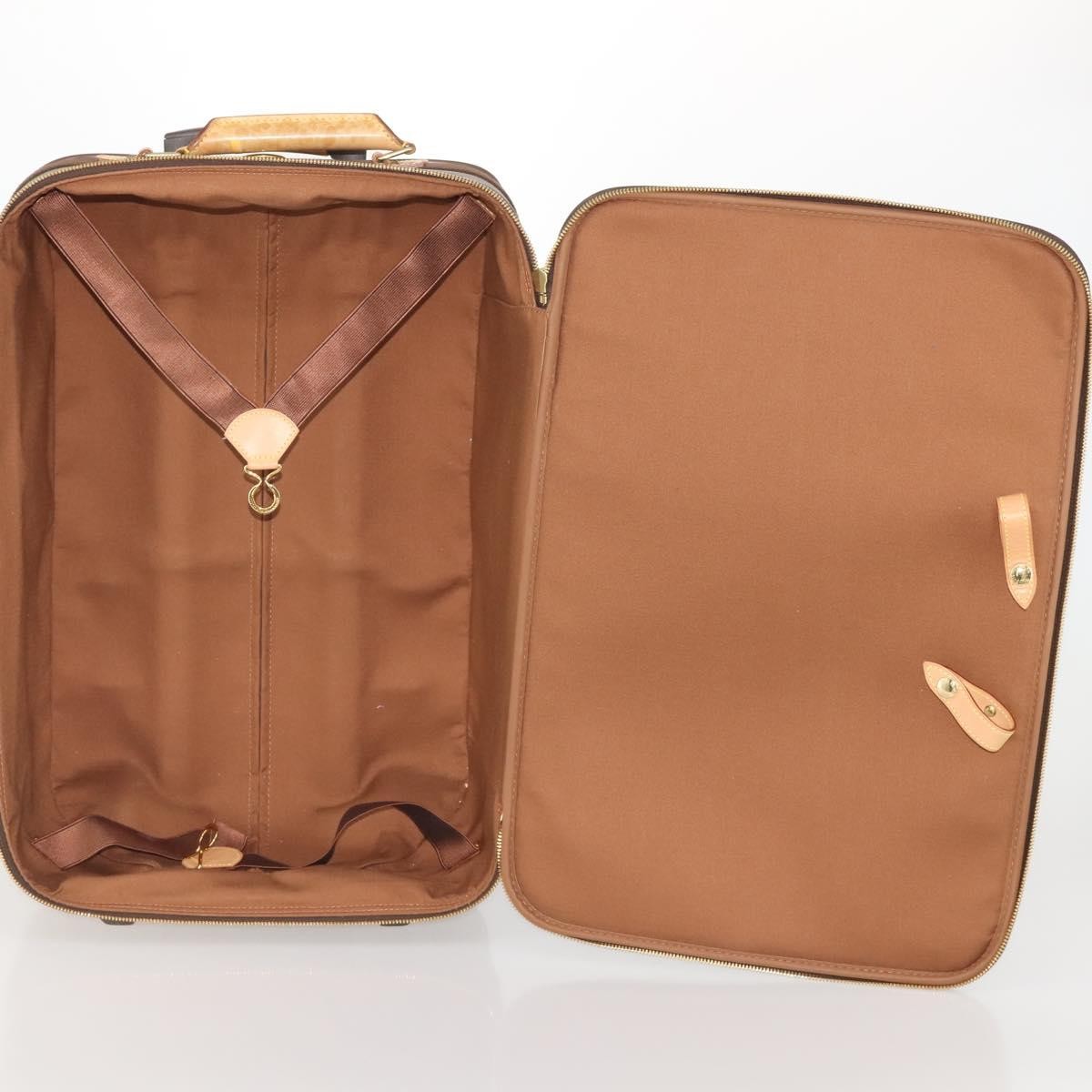 Louis Vuitton Pegase Luggage Monogram Canvas Brown Canvas Travel Bag Bag (Pre-Owned)