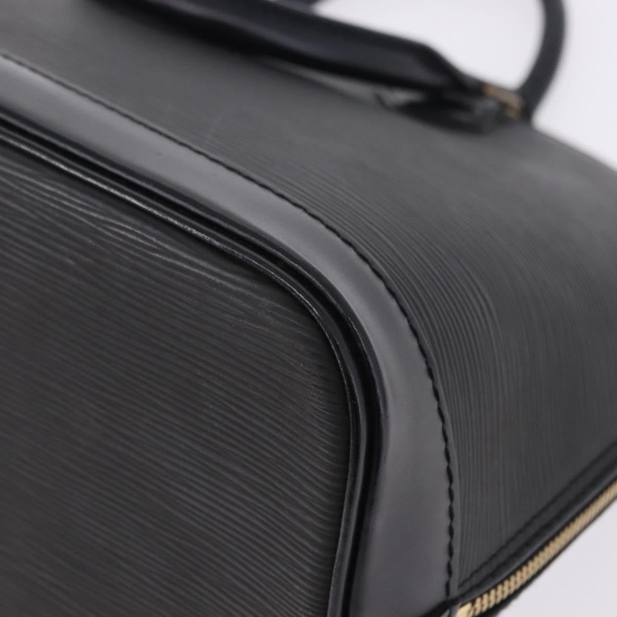 Louis Vuitton Alma Epi Leather Black Leather Handbag (Pre-Owned)