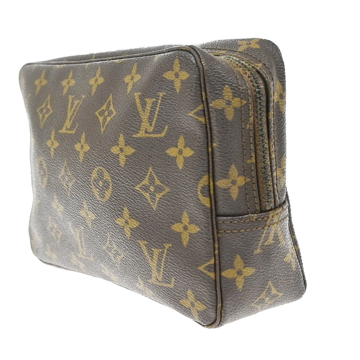 Louis Vuitton Trousse Toiletry Monogram Canvas Brown Canvas Toiletry Case Accessory (Pre-Owned)