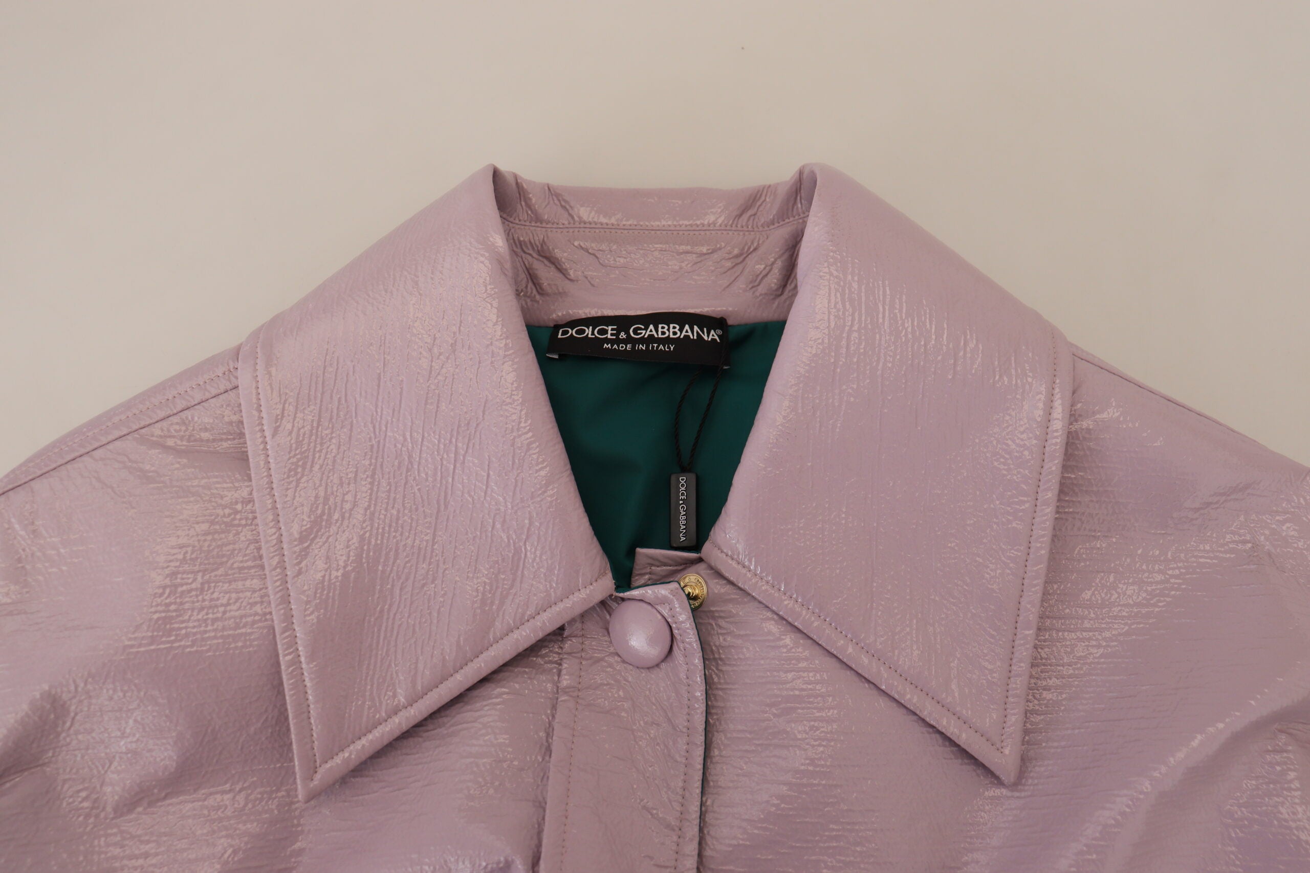 Dolce & Gabbana Chic Purple Cropped Jacket - A Style Women's Statement