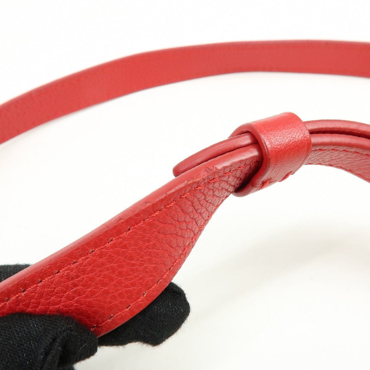 Louis Vuitton Lockme Ii Leather Red Leather Shoulder Bag Bag (Pre-Owned)