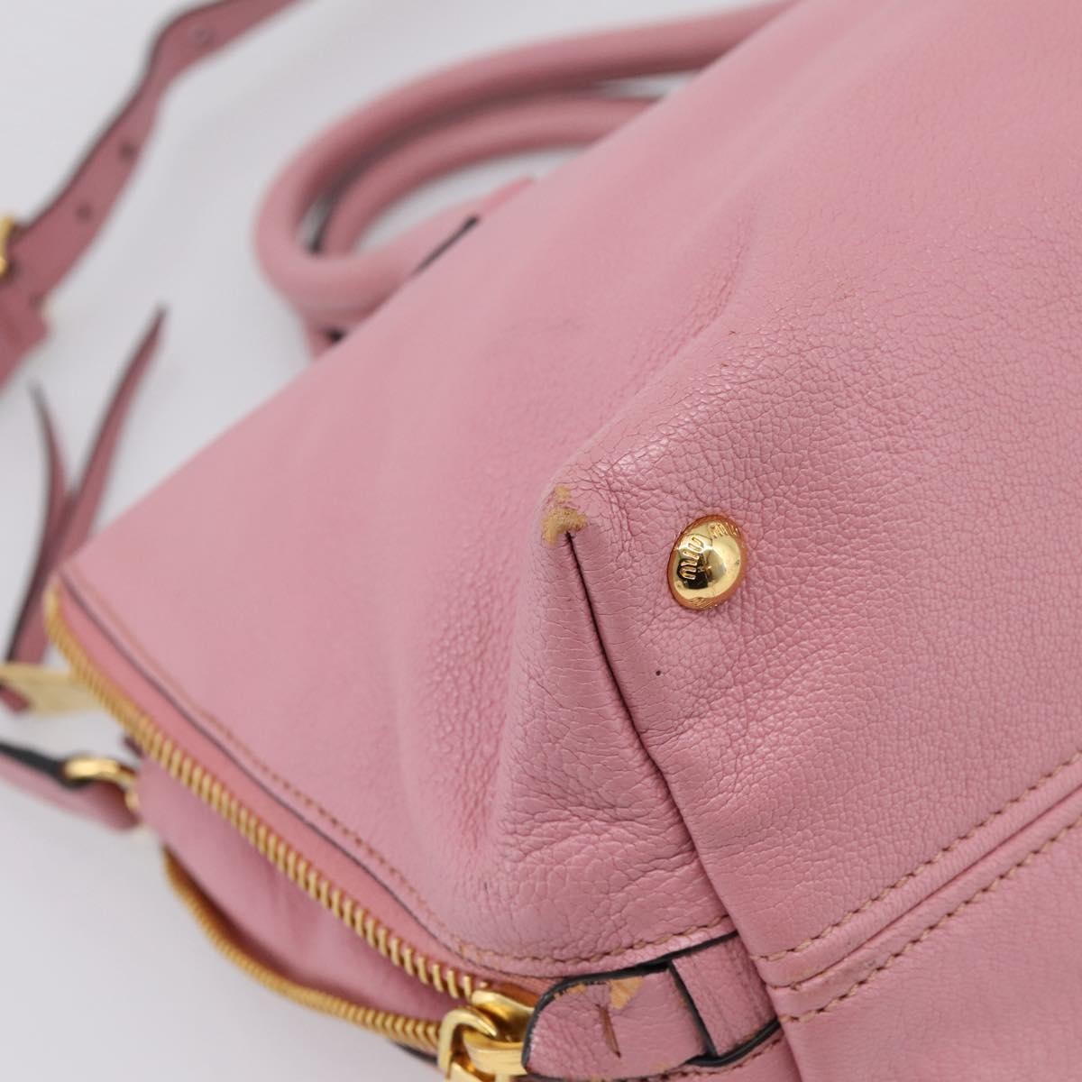 Miu Miu Beau Top Handle Leather Multicolour Leather Handbag (Pre-Owned)