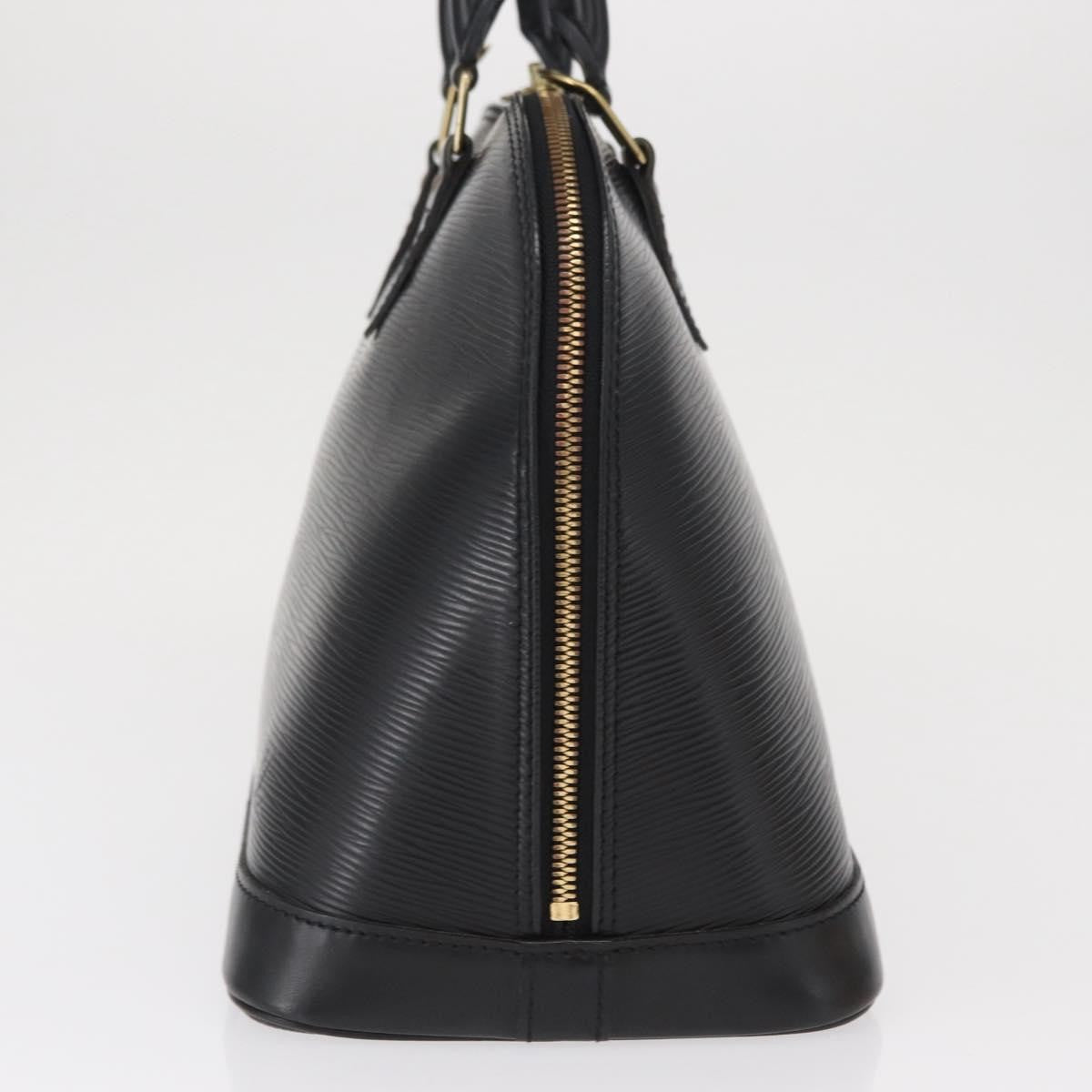 Louis Vuitton Alma Epi Leather Black Leather Handbag (Pre-Owned)
