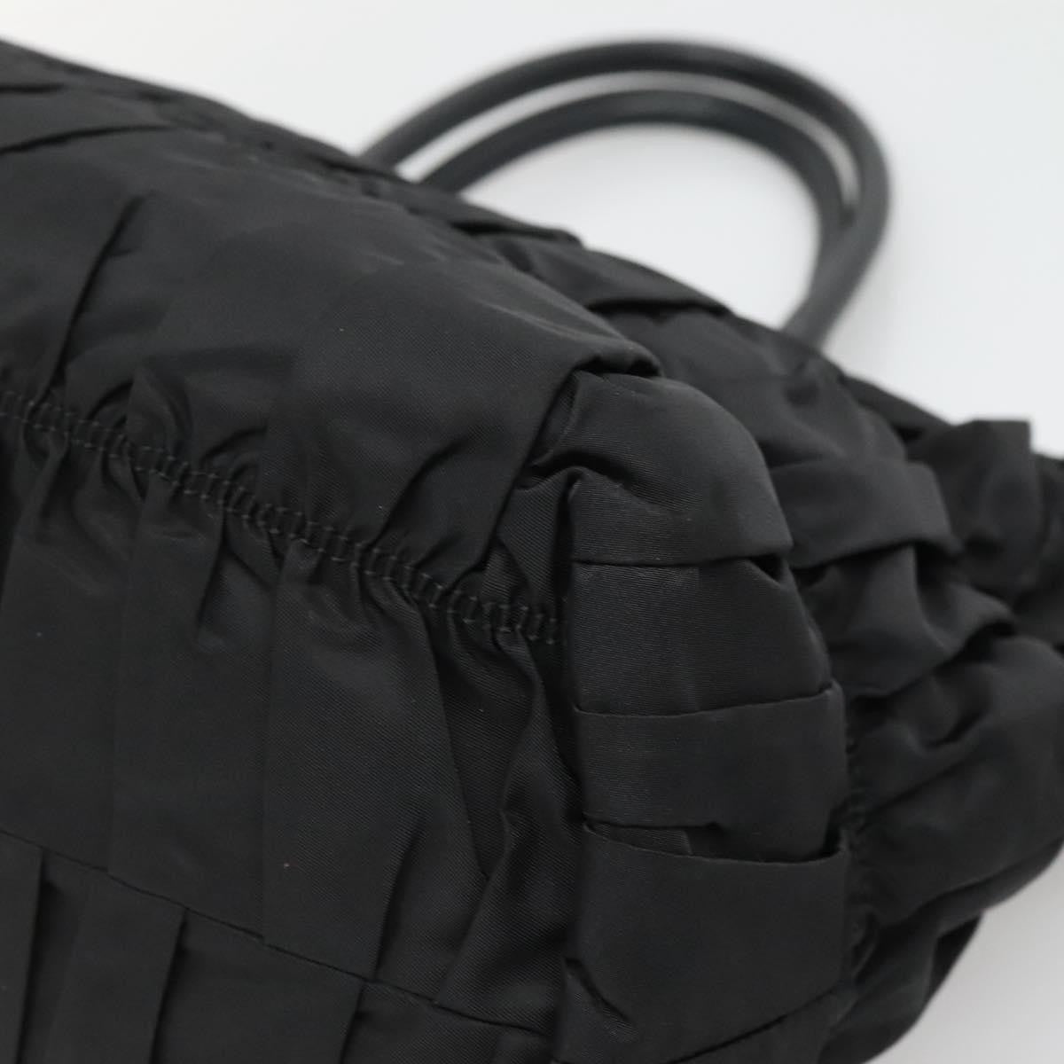 Prada Gaufre Tote Tessuto Black Nylon Bag (Pre-Owned)