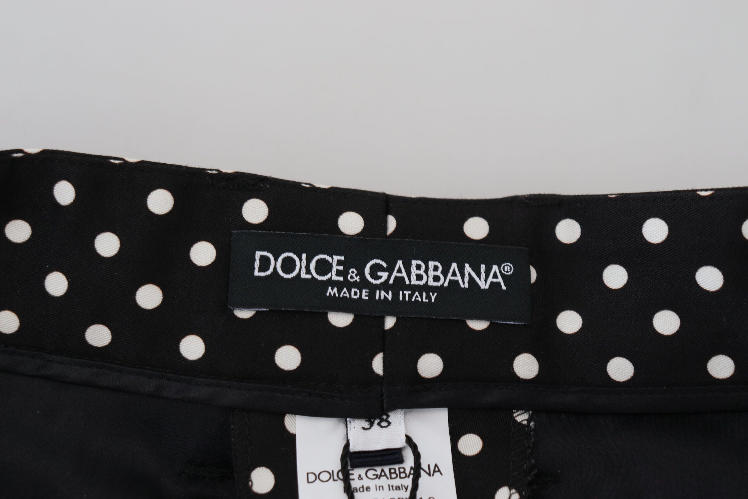 Dolce & Gabbana Multicolor Polka Dots High Waist  Women's Pants
