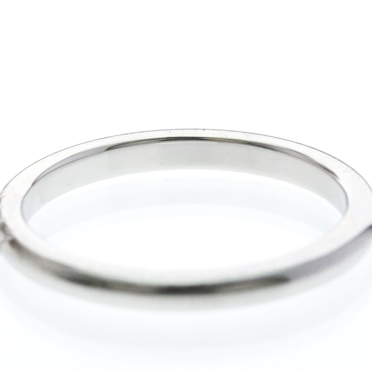 Tiffany & Co. Forever Wedding Band 950 Platinum With Diamonds Silver Platinum Ring Jewelry (Pre-Owned)