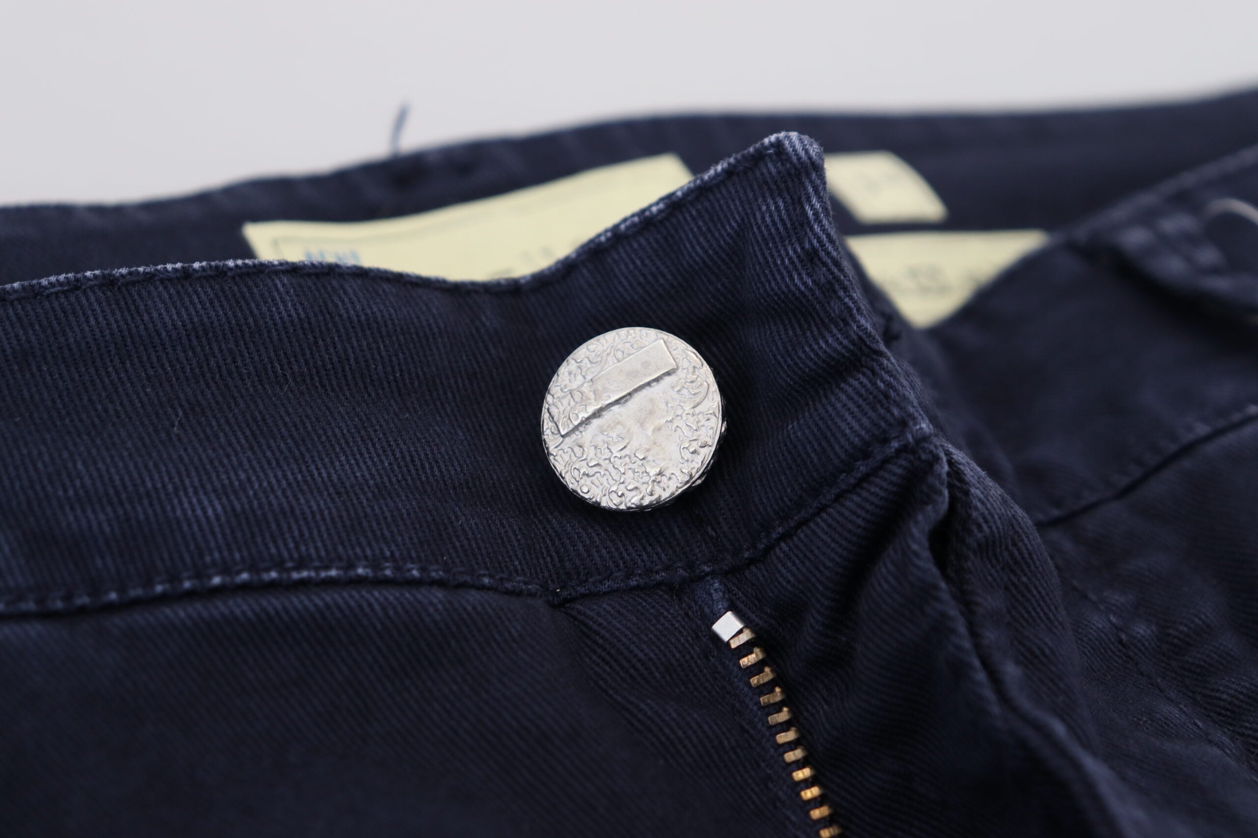 Acht Blue Cotton Tapered Slim Fit Men Casual Denim Men's Jeans