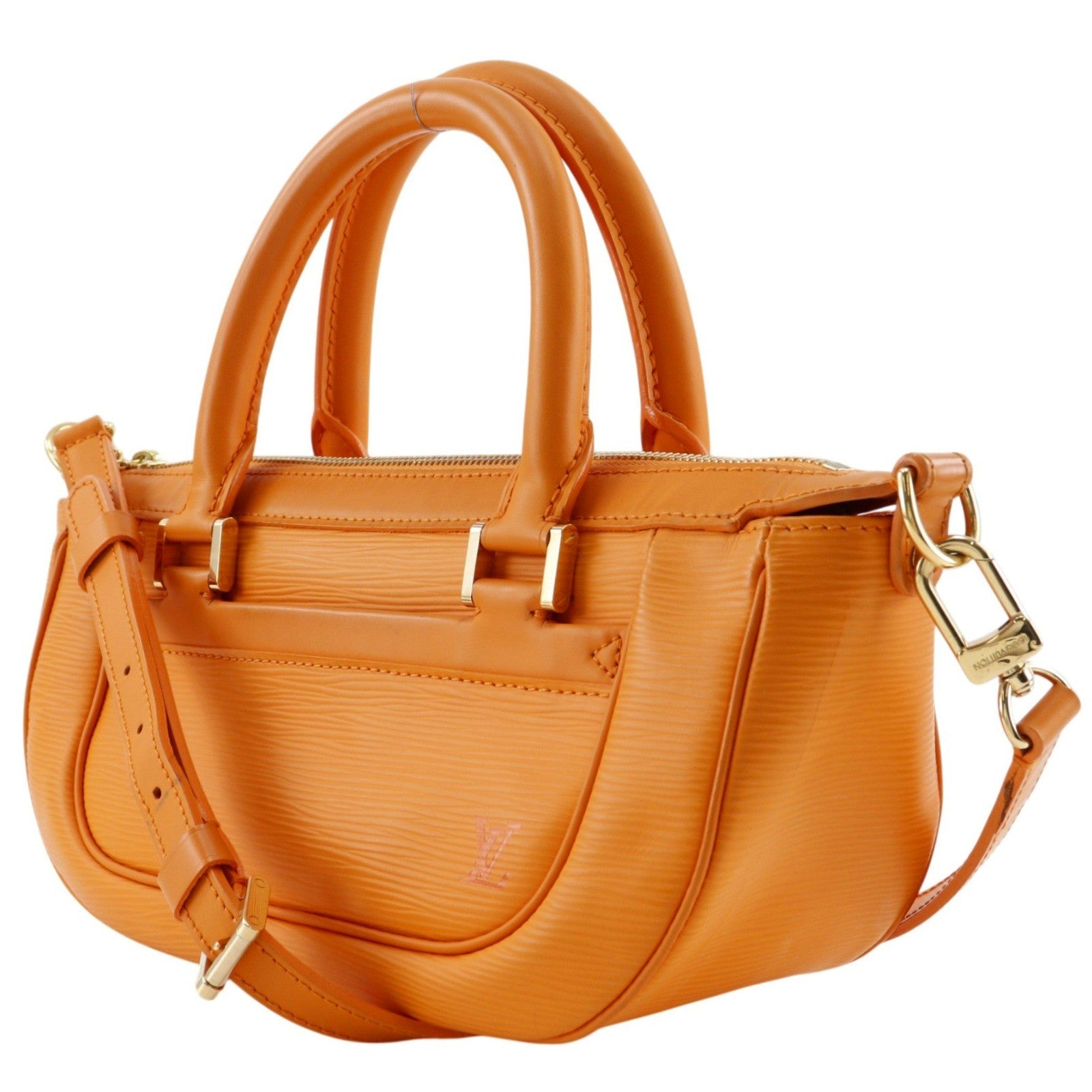 Louis Vuitton Dhanura Epi Leather Orange Leather Handbag (Pre-Owned)