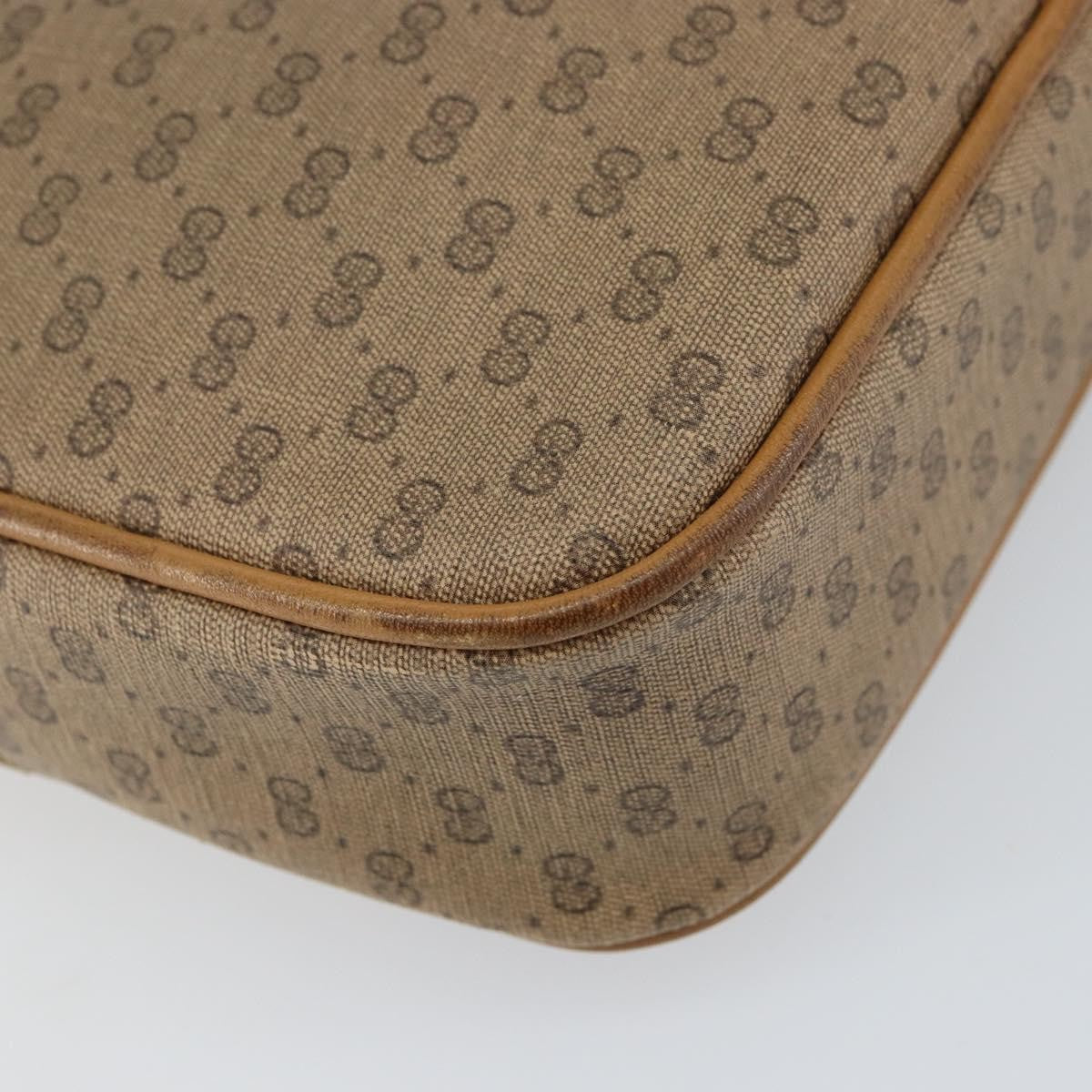 Gucci Micro Gg Supreme Gg Canvas Beige Pvc Shoulder Bag Bag (Pre-Owned)
