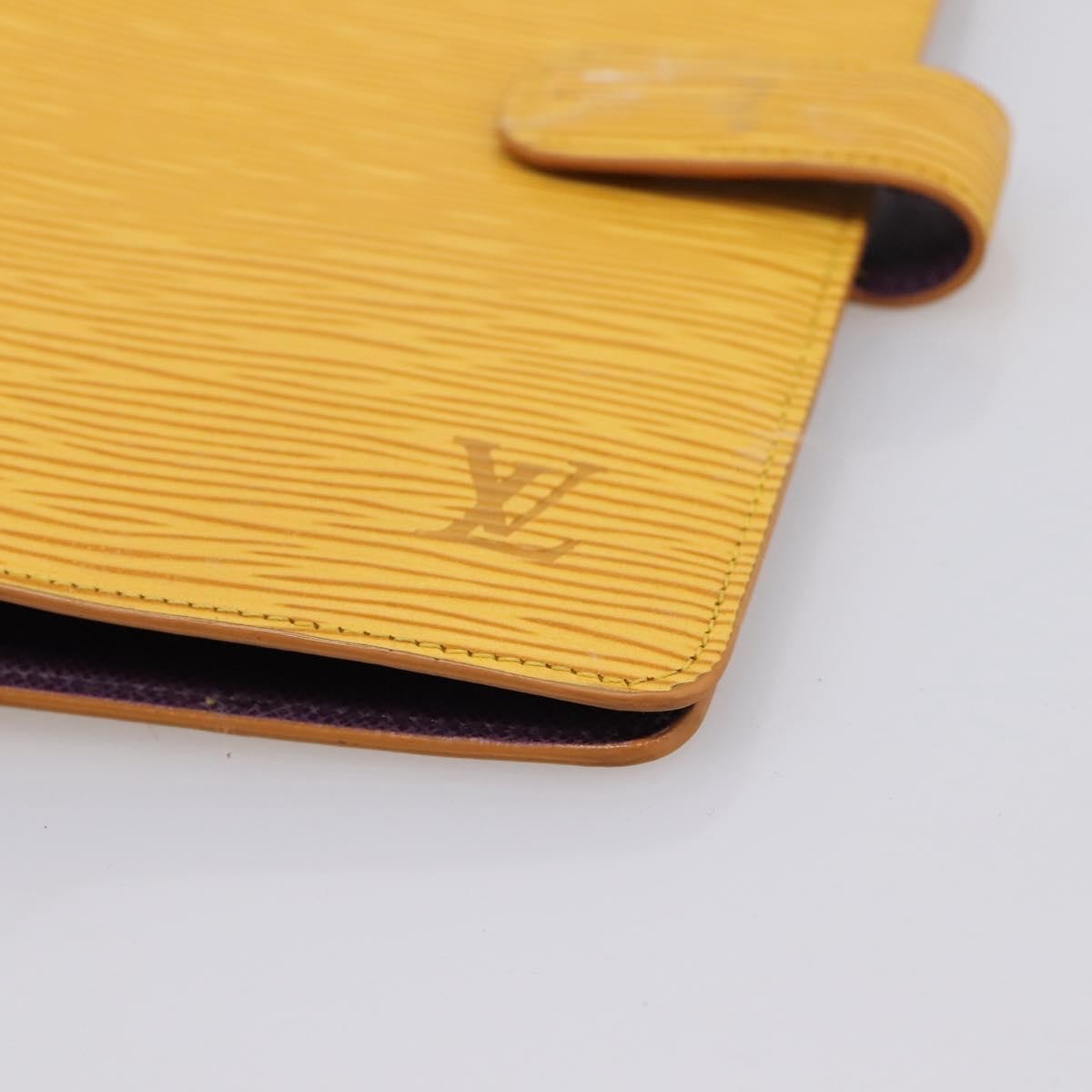 Louis Vuitton Agenda Cover Epi Leather Yellow Leather Wallets Accessory (Pre-Owned)