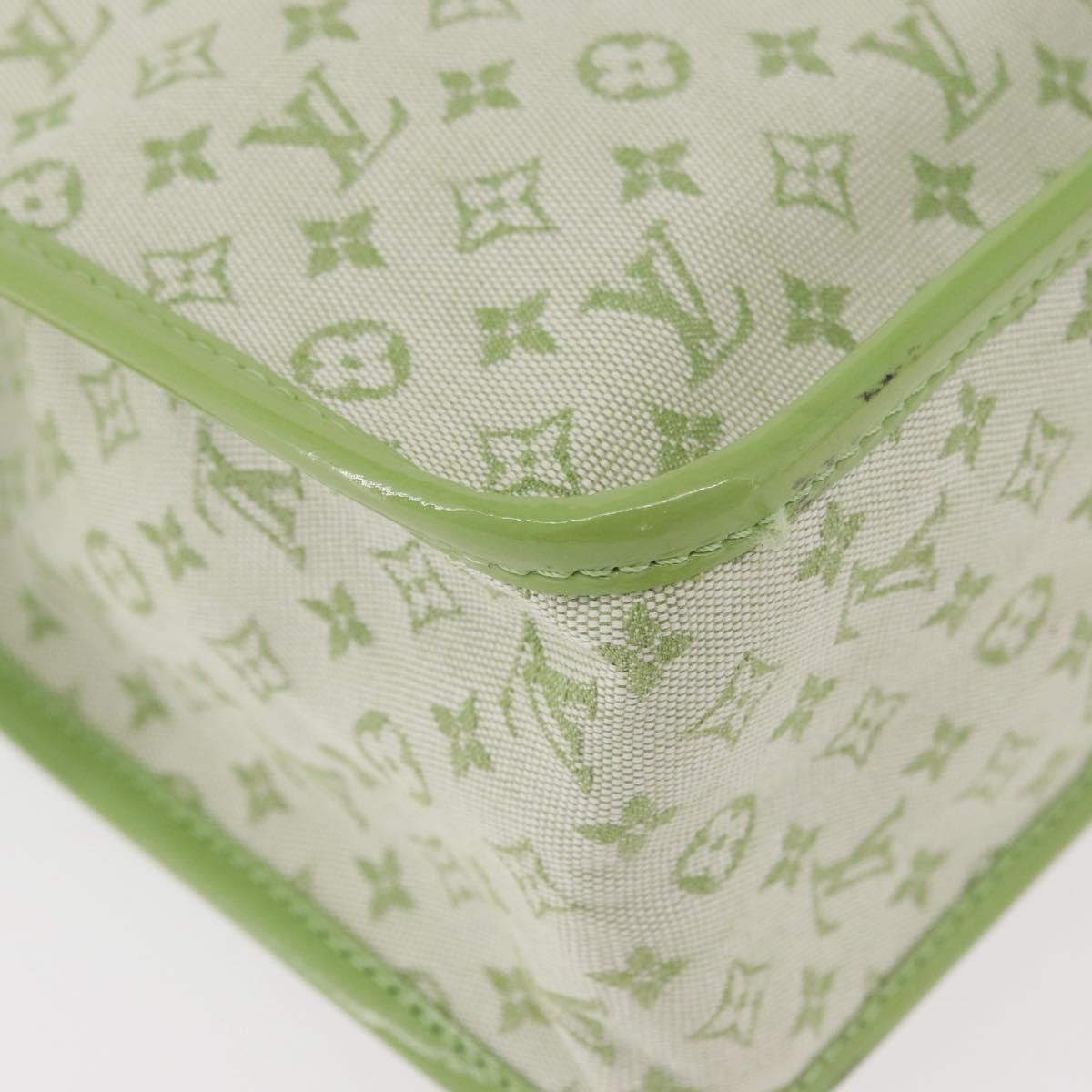 Louis Vuitton Kathleen Mini Lin Green Canvas Tote Bag Bag (Pre-Owned)
