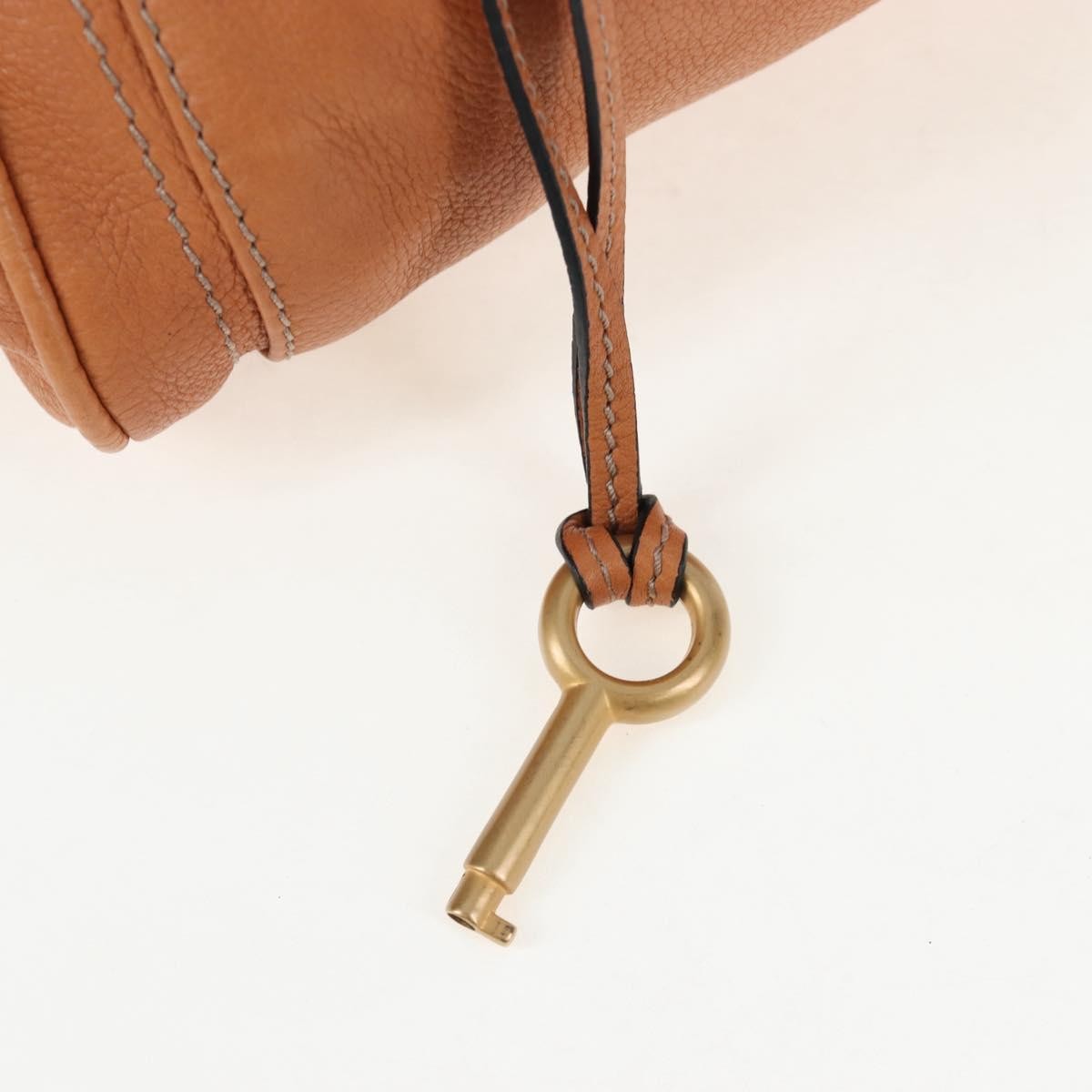 Chloe Paddington Leather Brown Leather Tote Bag Bag (Pre-Owned)