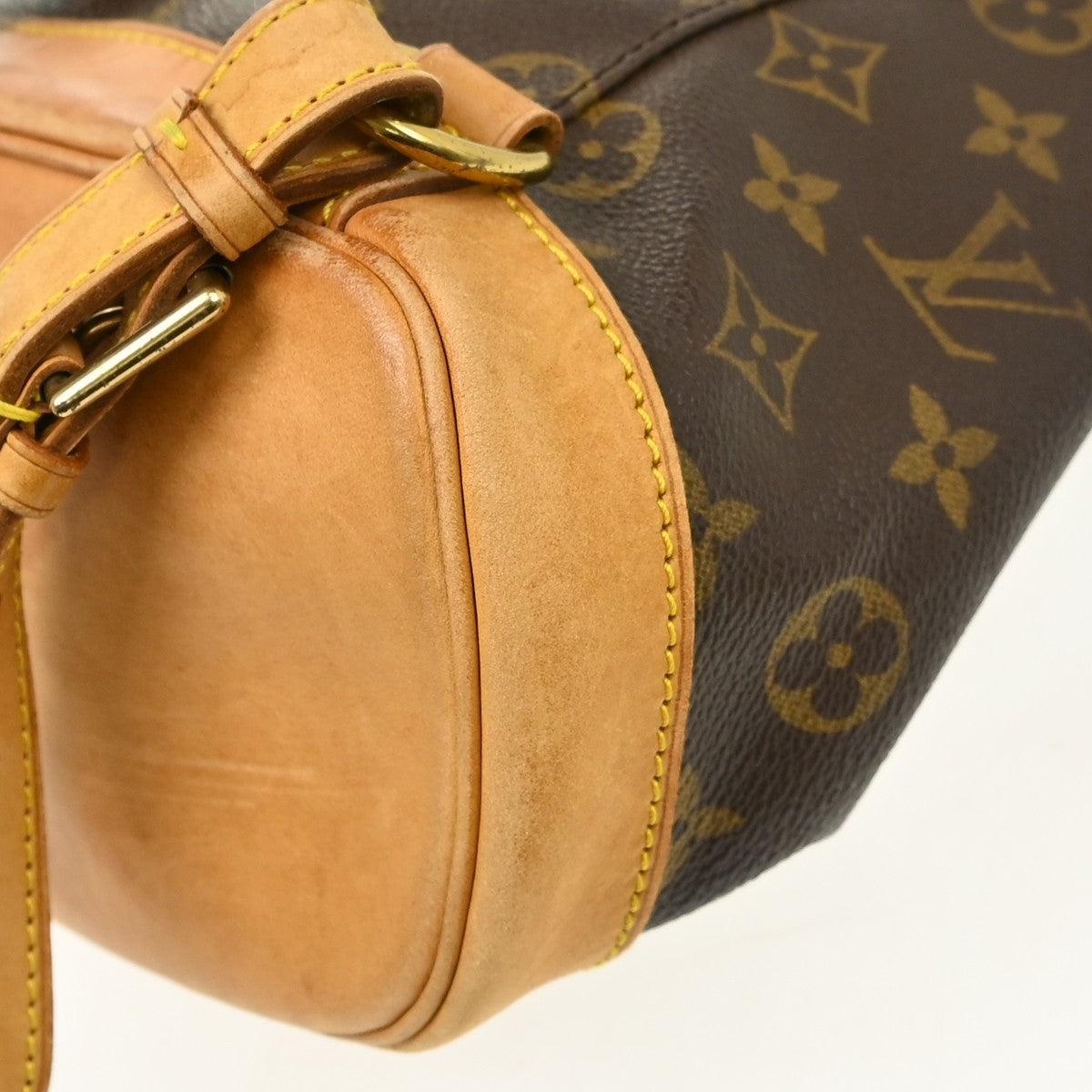 Louis Vuitton Montsouris Monogram Brown Canvas Backpack Bag (Pre-Owned)