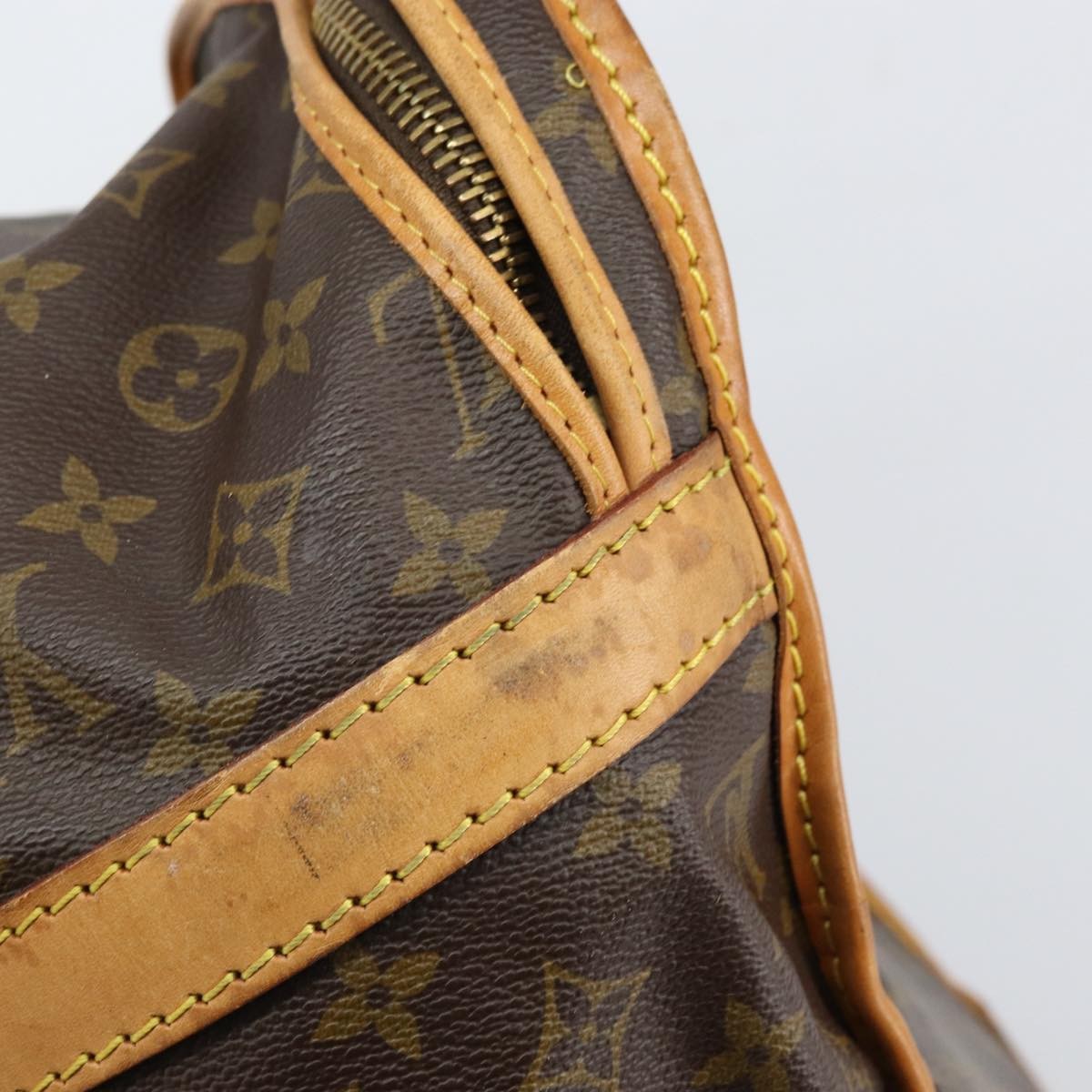Louis Vuitton Dog Carrier Monogram Canvas Brown Canvas Travel Bag Bag (Pre-Owned)