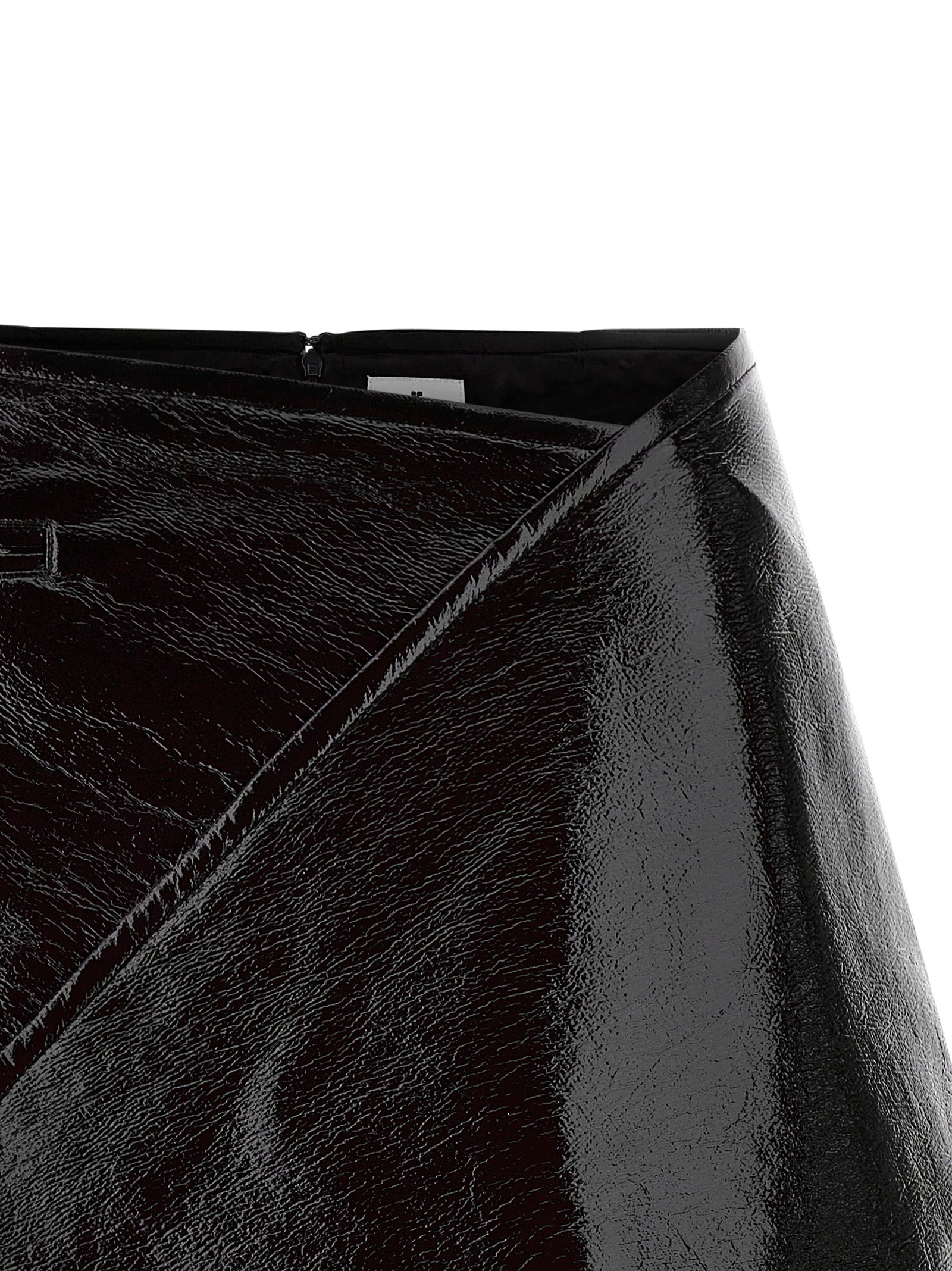 Courreges Women's Fold Vinyl Mini Skirt