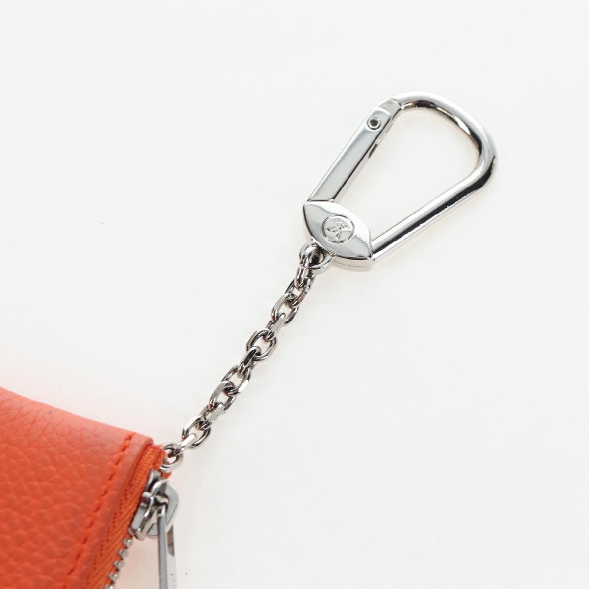 Louis Vuitton Pochette Clés Everyday Lv Leather Orange Leather Wallets Accessory (Pre-Owned)