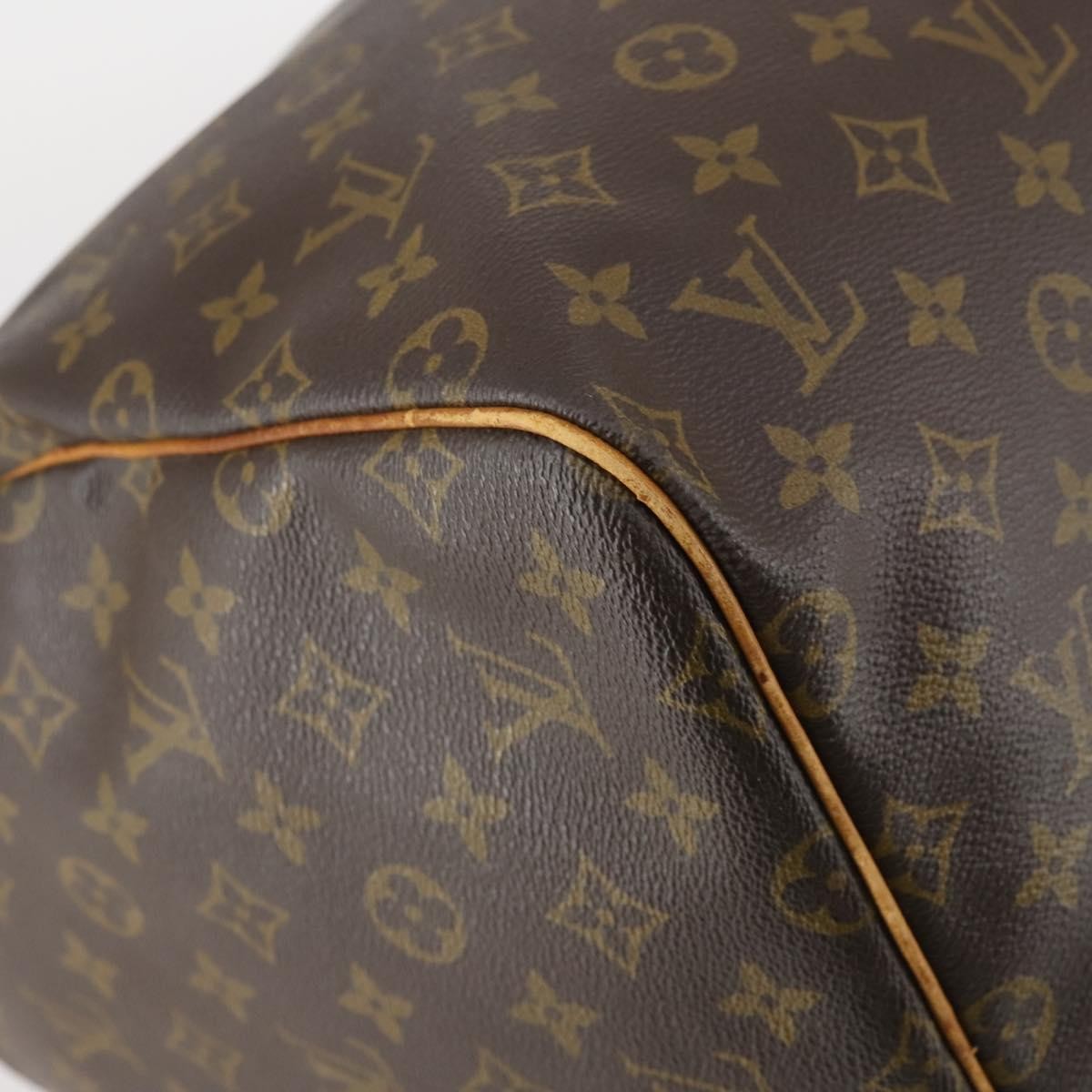 Louis Vuitton Keepall Monogram Canvas Brown Canvas Travel Bag Bag (Pre-Owned)