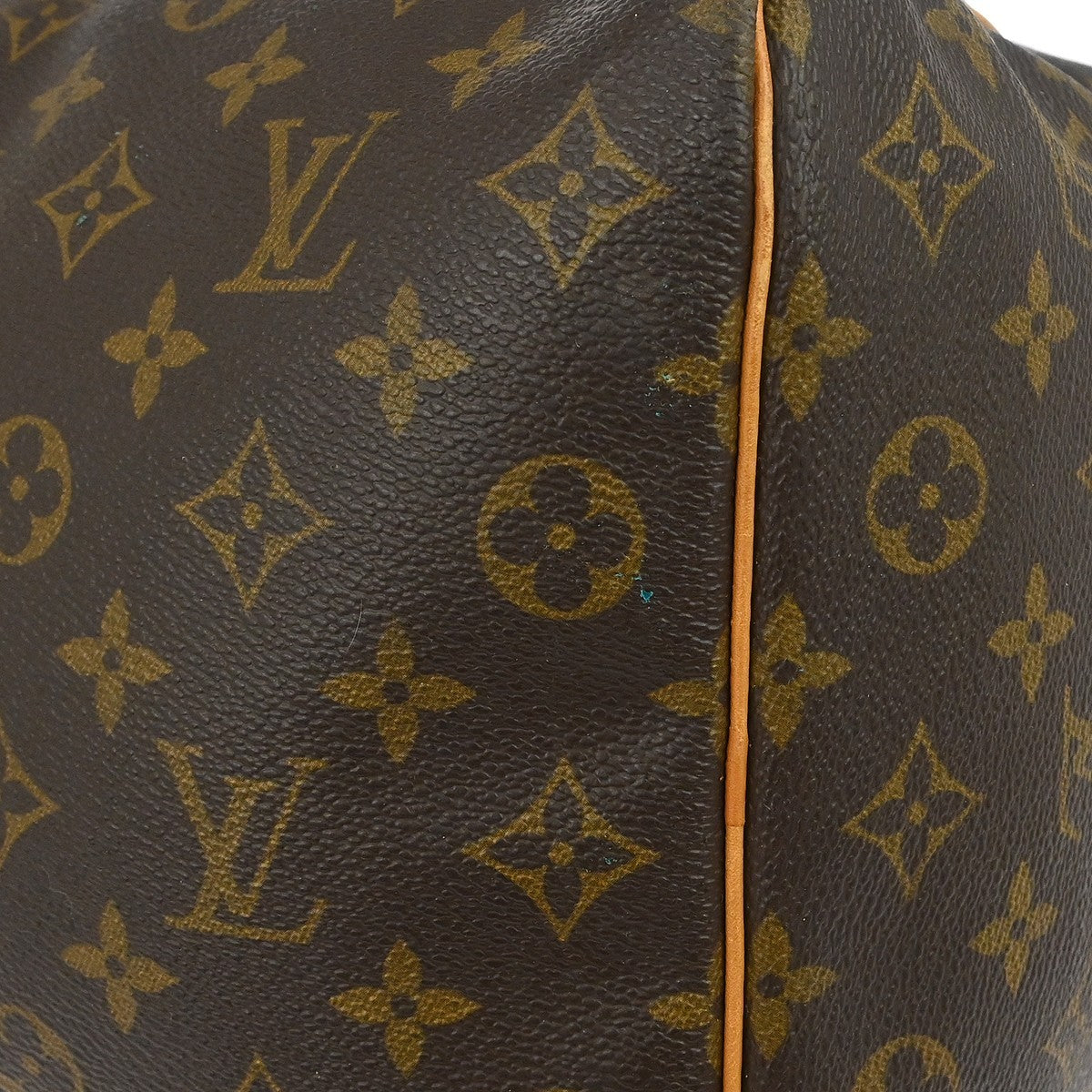 Louis Vuitton Keepall Monogram Brown Canvas Travel Bag Bag (Pre-Owned)