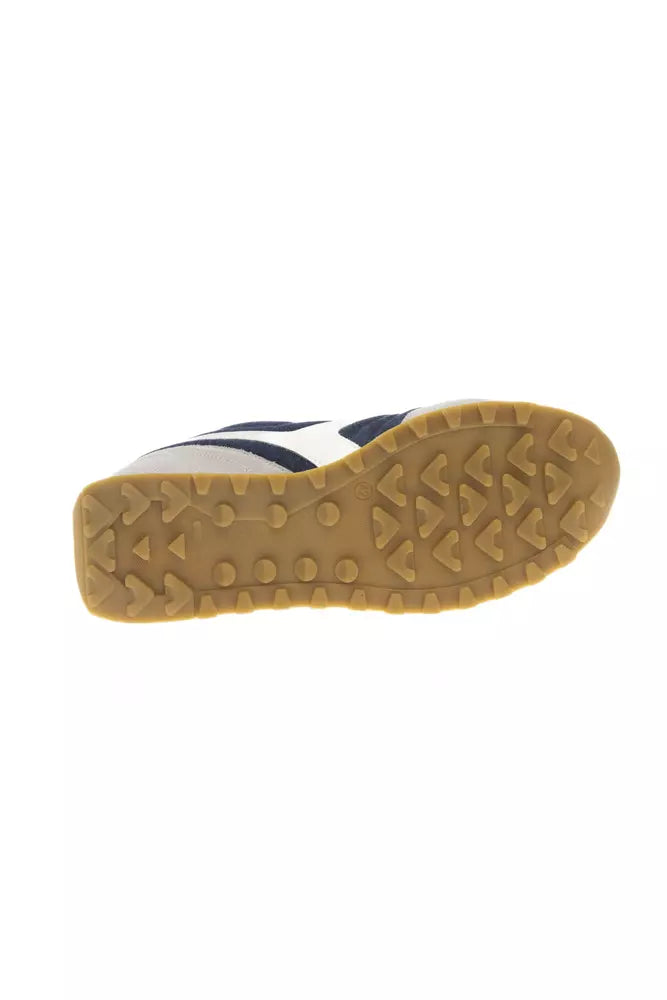 Pantofola D'Oro Multicolored Lace-Up Sneaker with Rubber Men's Sole