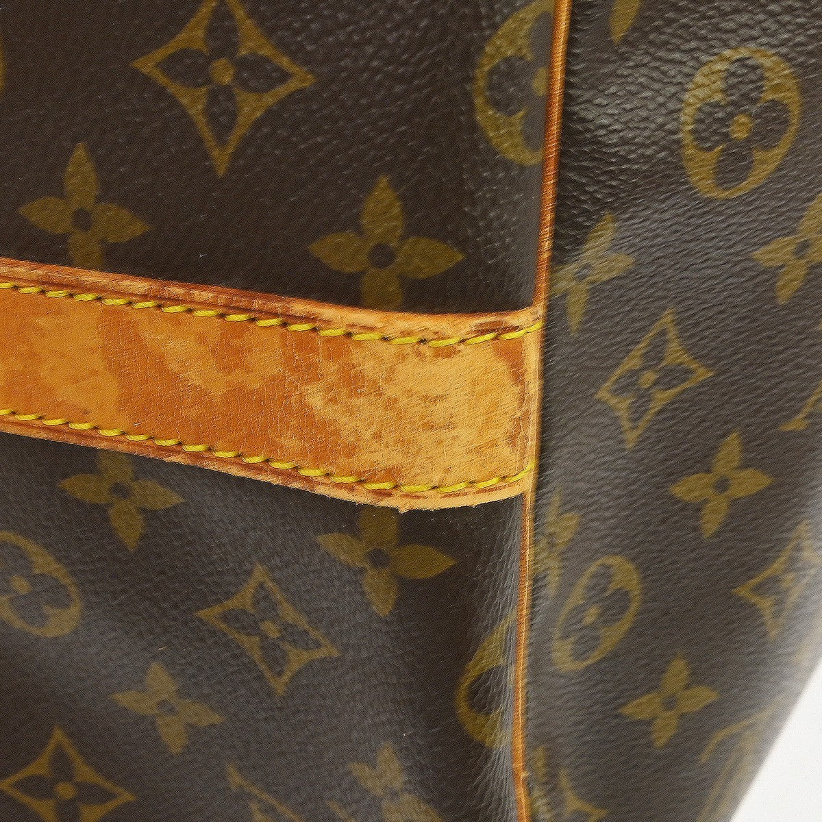 Louis Vuitton Keepall Bandouliere Monogram Canvas Brown Canvas Travel Bag Bag (Pre-Owned)