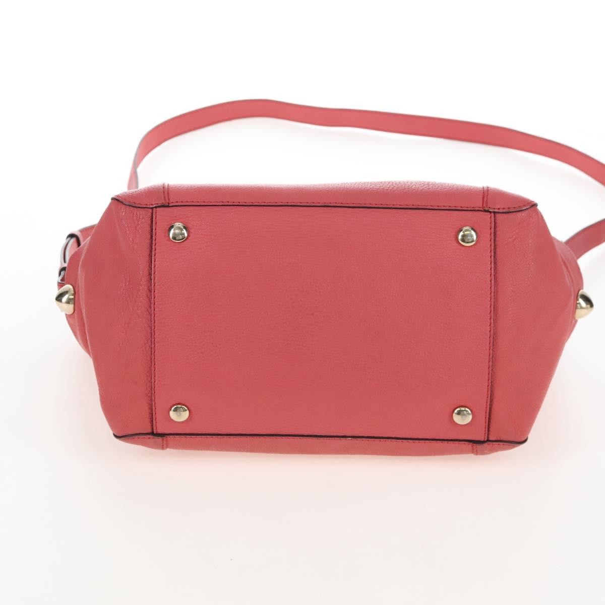 Chloe Bridget Convertible Satchel Leather Pink Leather Handbag (Pre-Owned)