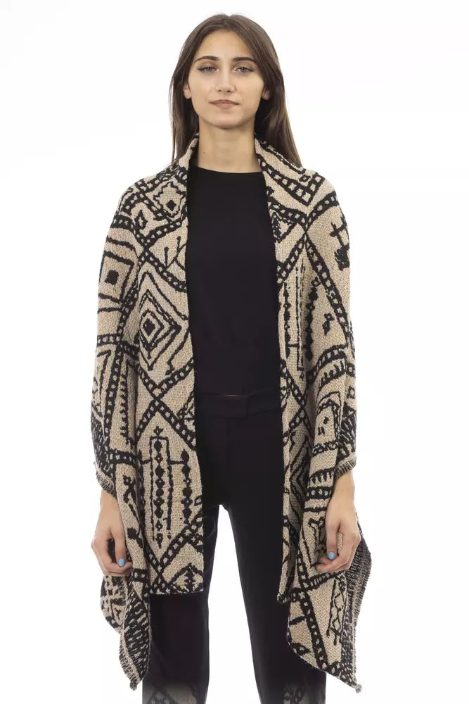 Alpha Studio Brown Wool Women Women's Scarf