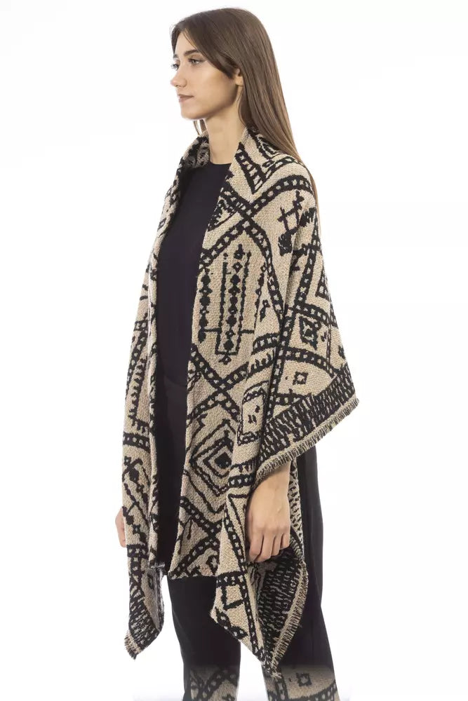 Alpha Studio Brown Wool Women Women's Scarf