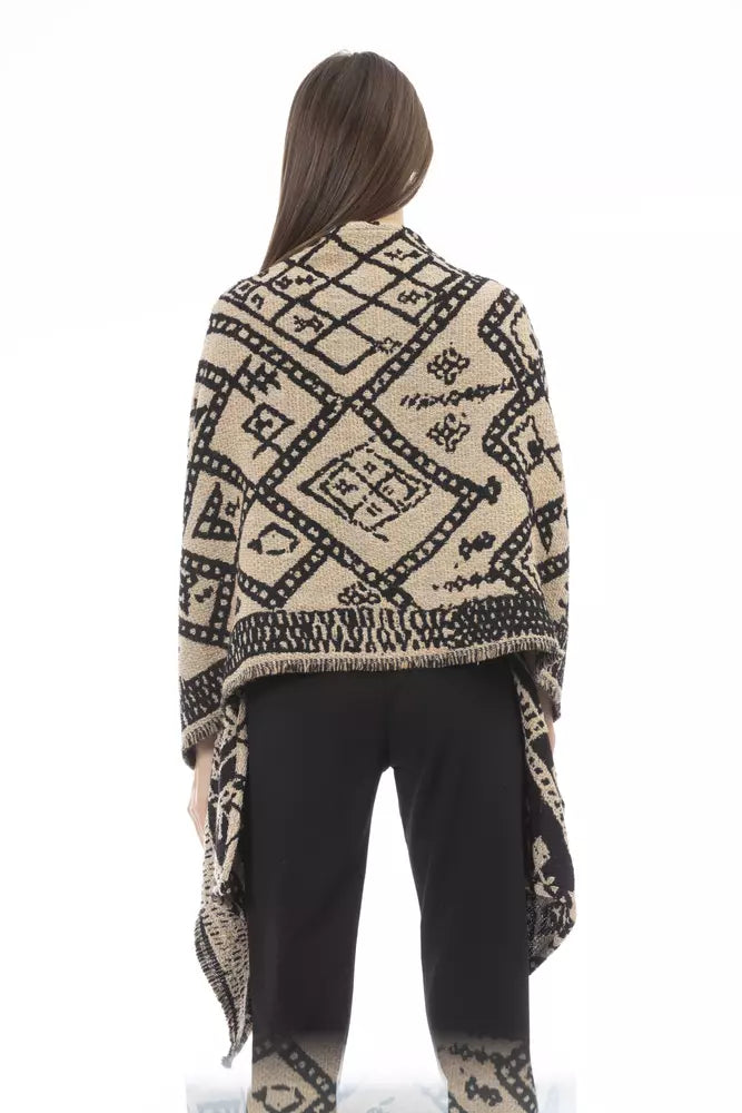 Alpha Studio Brown Wool Women Women's Scarf