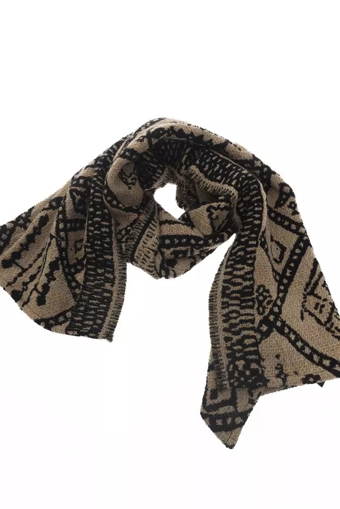 Alpha Studio Brown Wool Women Women's Scarf