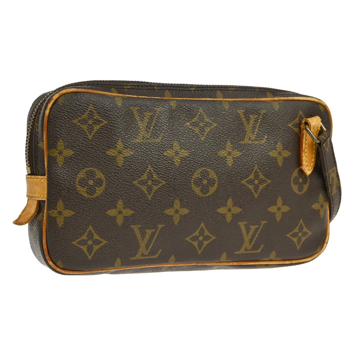 Louis Vuitton Pochette Marly Bandouliere Monogram Canvas Brown Canvas Clutche & Pouche Bag (Pre-Owned)