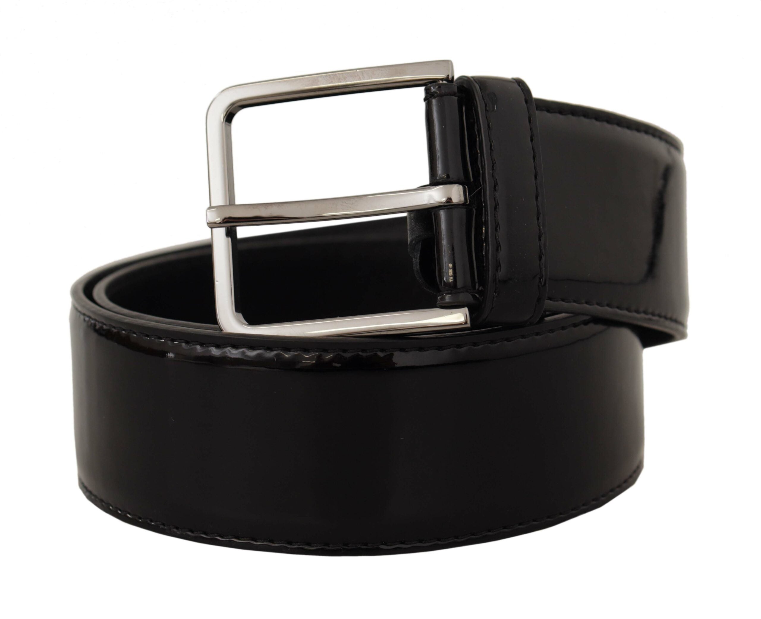 Dolce & Gabbana Elegant Black Leather Men's Belt