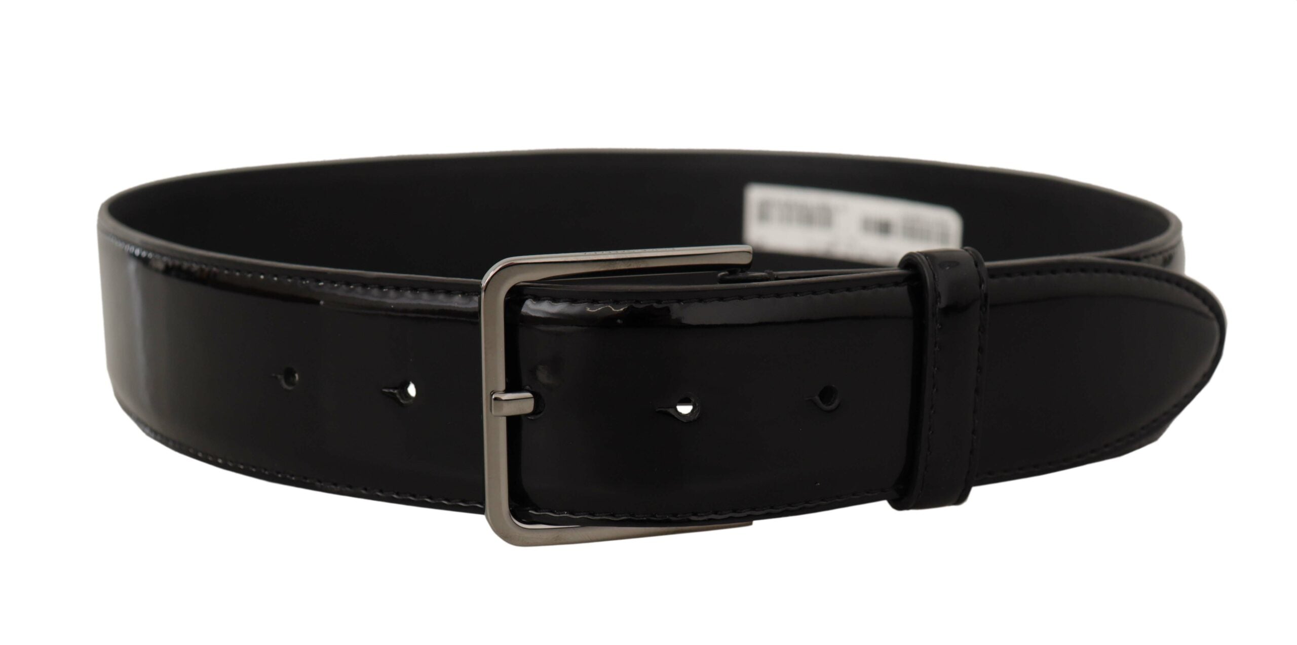 Dolce & Gabbana Elegant Black Leather Men's Belt