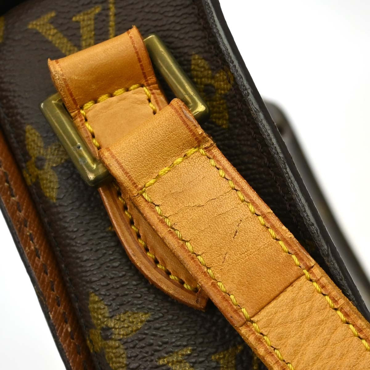 Louis Vuitton Saint Cloud Monogram Canvas Brown Canvas Handbag (Pre-Owned)