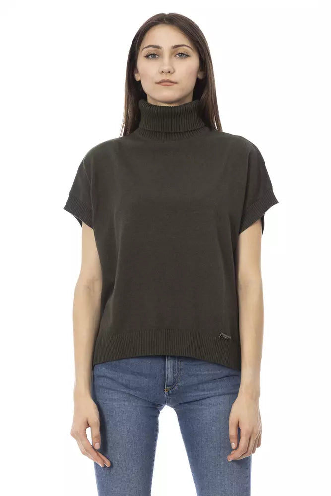 Baldinini Trend Green Wool Women Women's Sweater