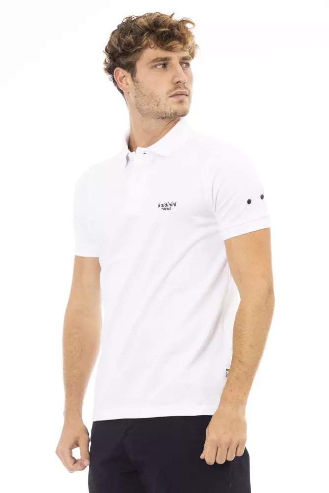 Baldinini Trend Black Cotton Men Polo Men's Shirt