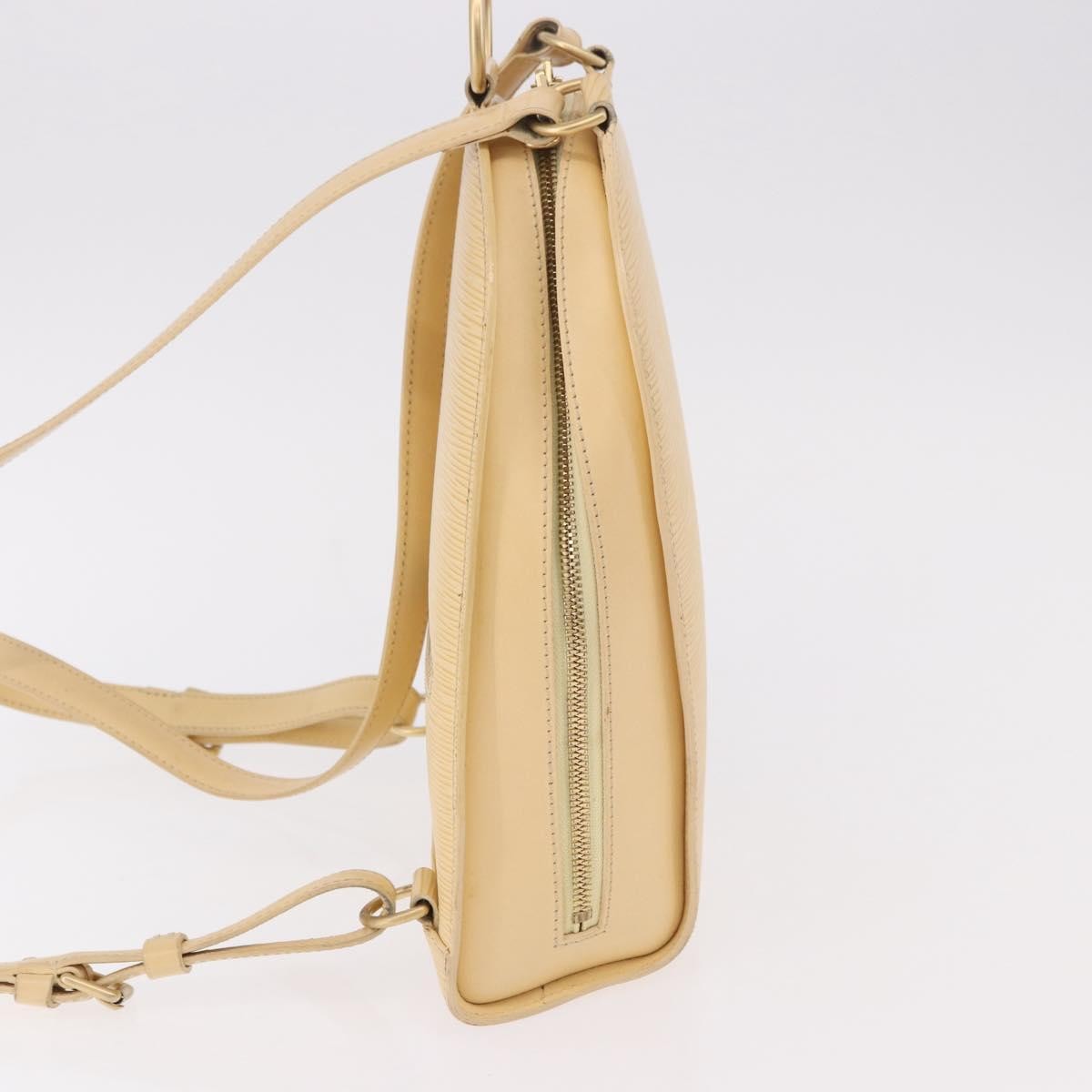 Louis Vuitton Mabillon Epi Leather Beige Leather Backpack Bag (Pre-Owned)