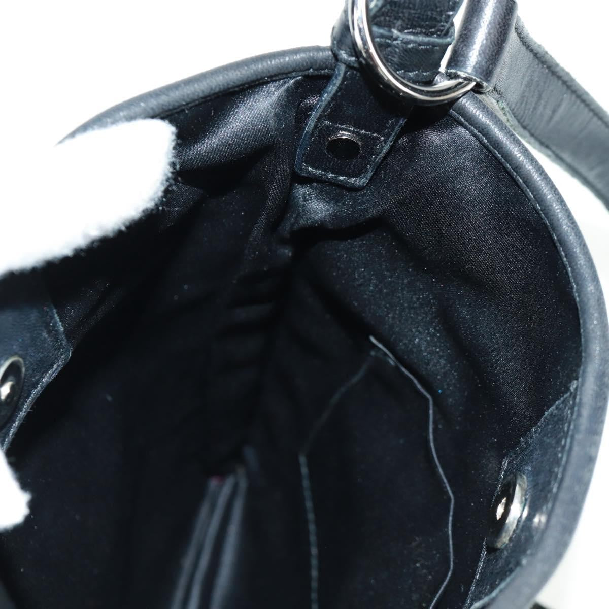 Saint Laurent Vintage Canvas Black Canvas Handbag (Pre-Owned)