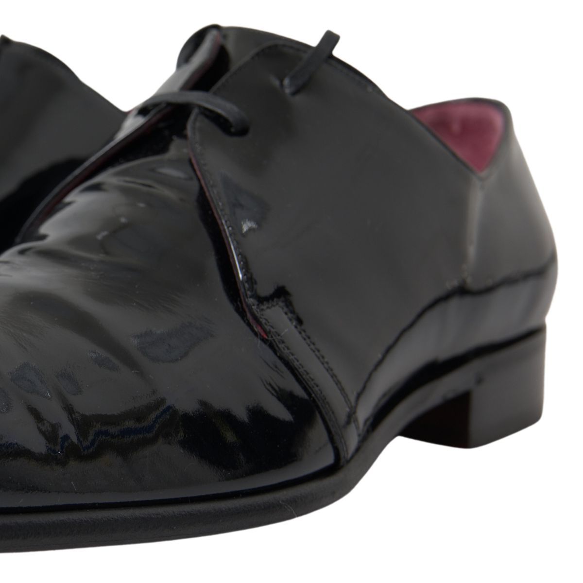 Dolce & Gabbana Black Patent Leather Formal Men's Shoes
