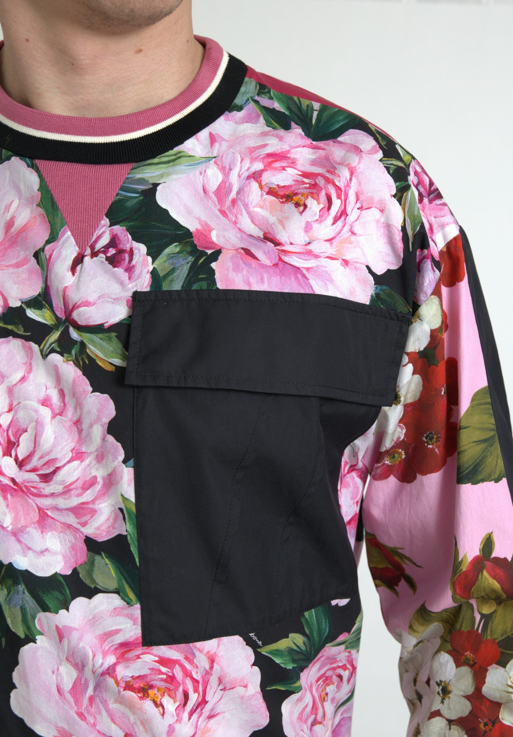 Dolce & Gabbana Floral Extravagance Crewneck Men's Sweater