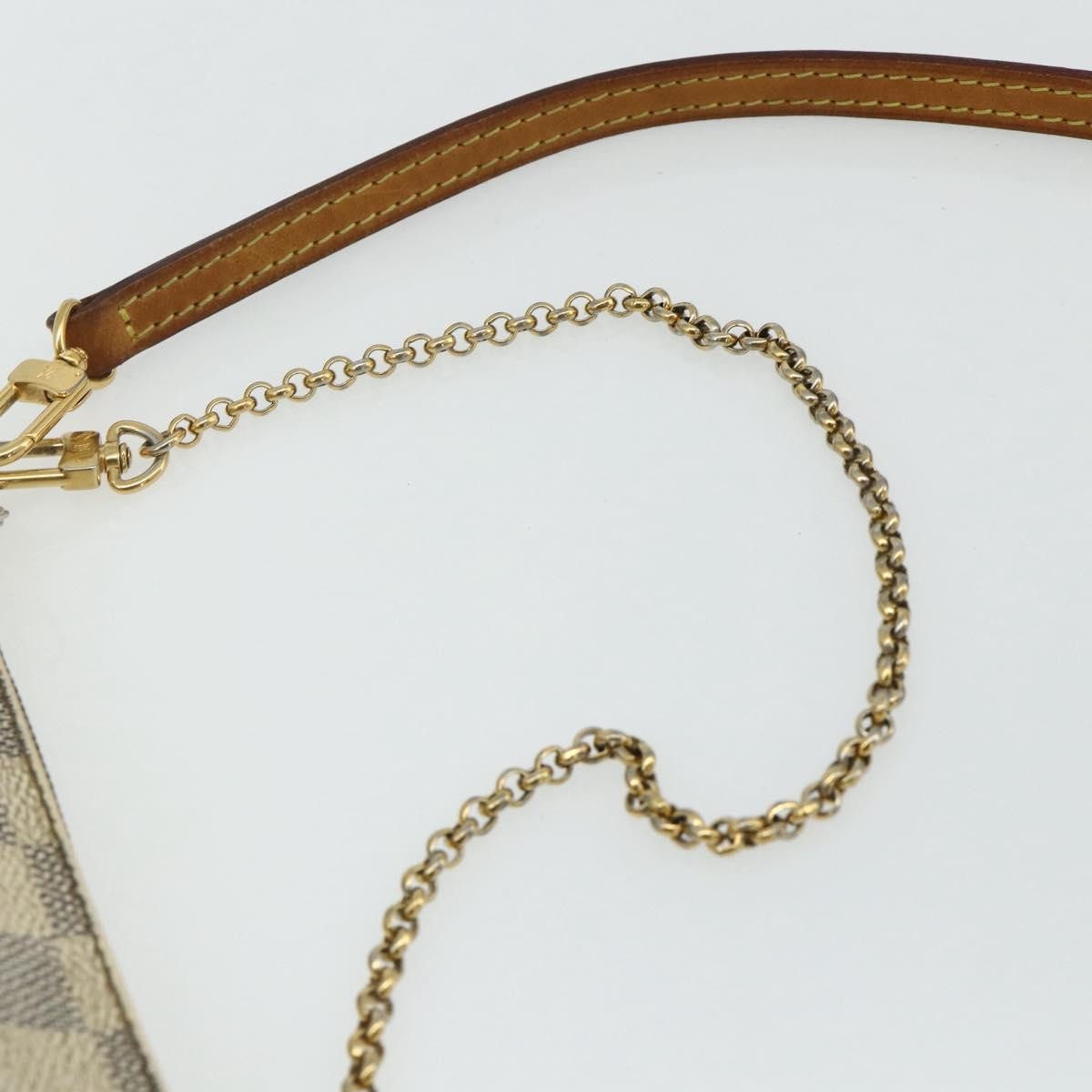 Louis Vuitton Eva Damier Beige Canvas Shoulder Bag Bag (Pre-Owned)
