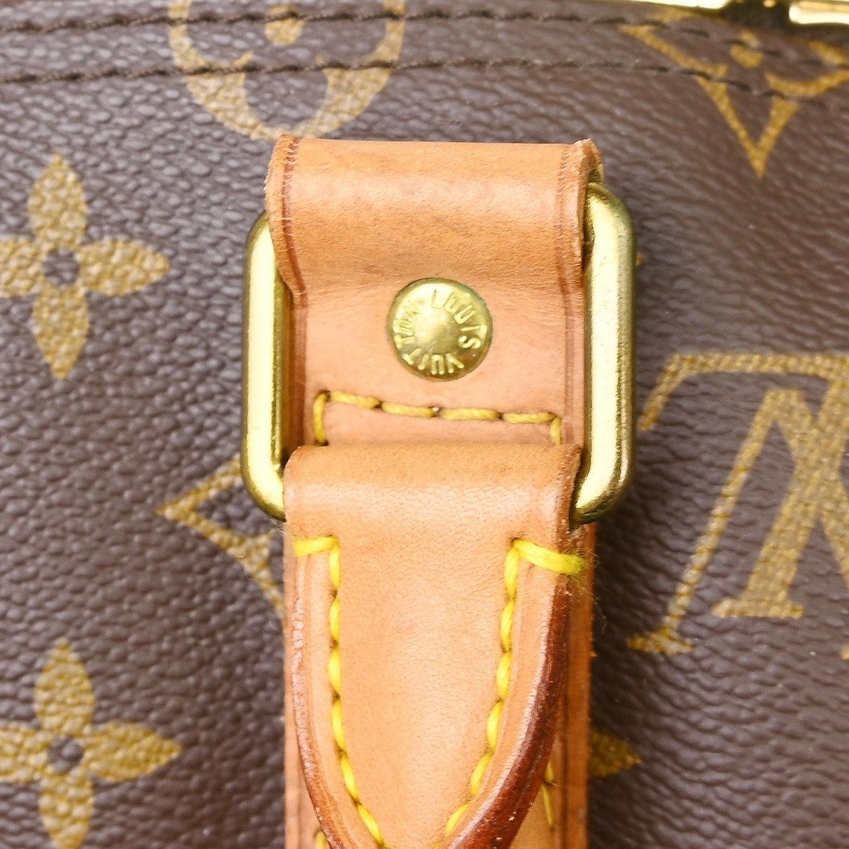 Louis Vuitton Keepall Bandouliere Monogram Canvas Brown Canvas Travel Bag Bag (Pre-Owned)