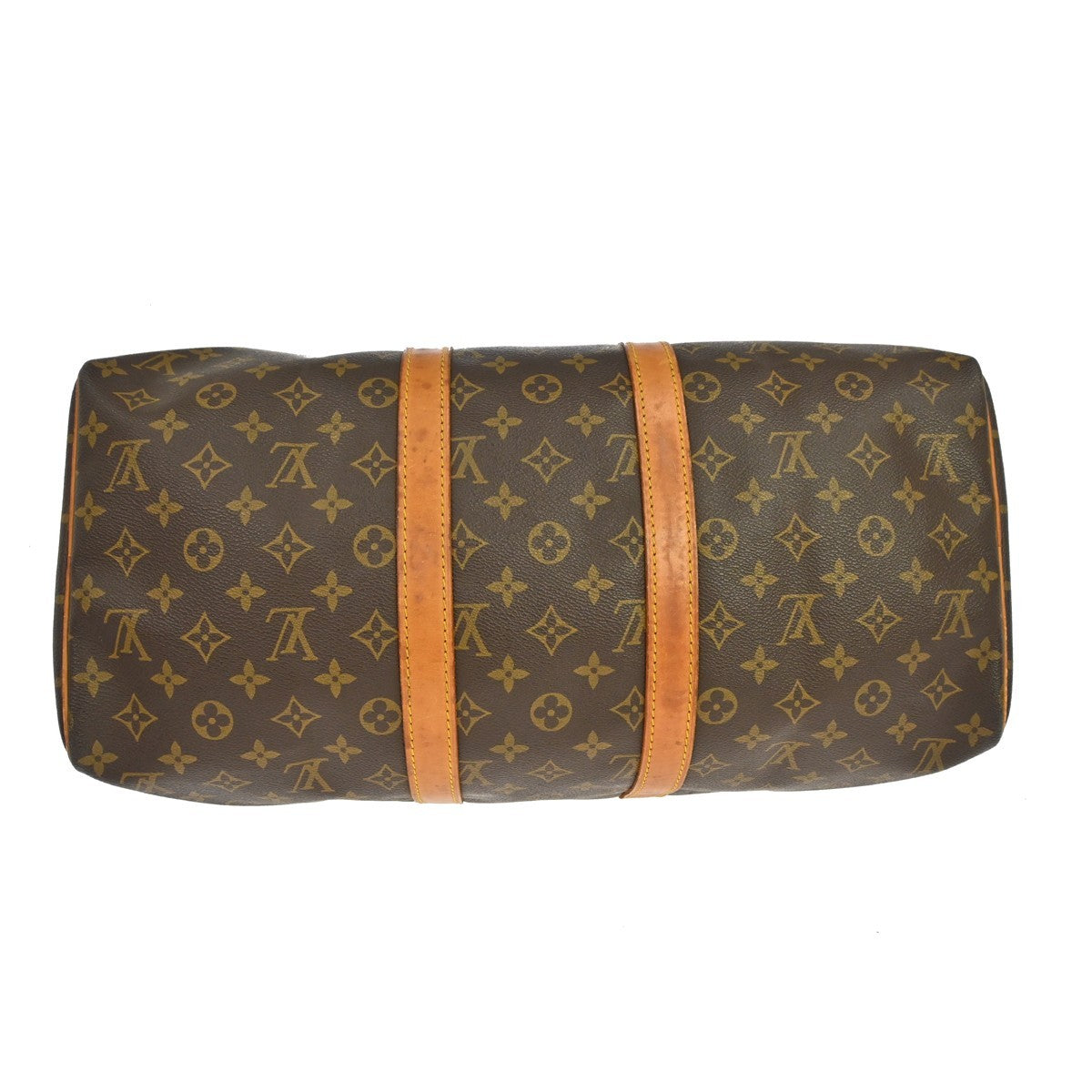Louis Vuitton Keepall Monogram Canvas Brown Canvas Travel Bag Bag (Pre-Owned)