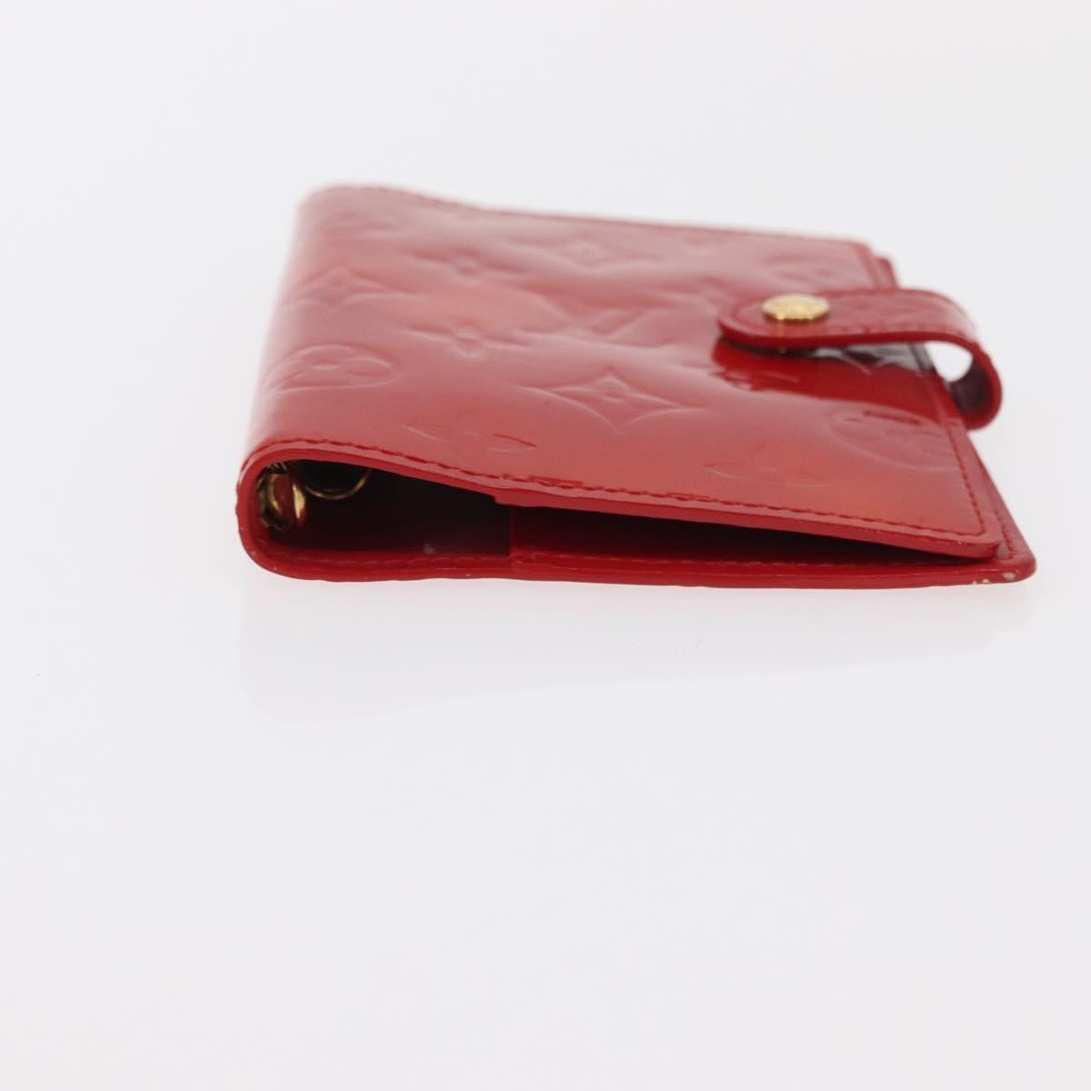Louis Vuitton Agenda Cover Patent Leather Red Patent_Leather Toiletry Case Accessory (Pre-Owned)