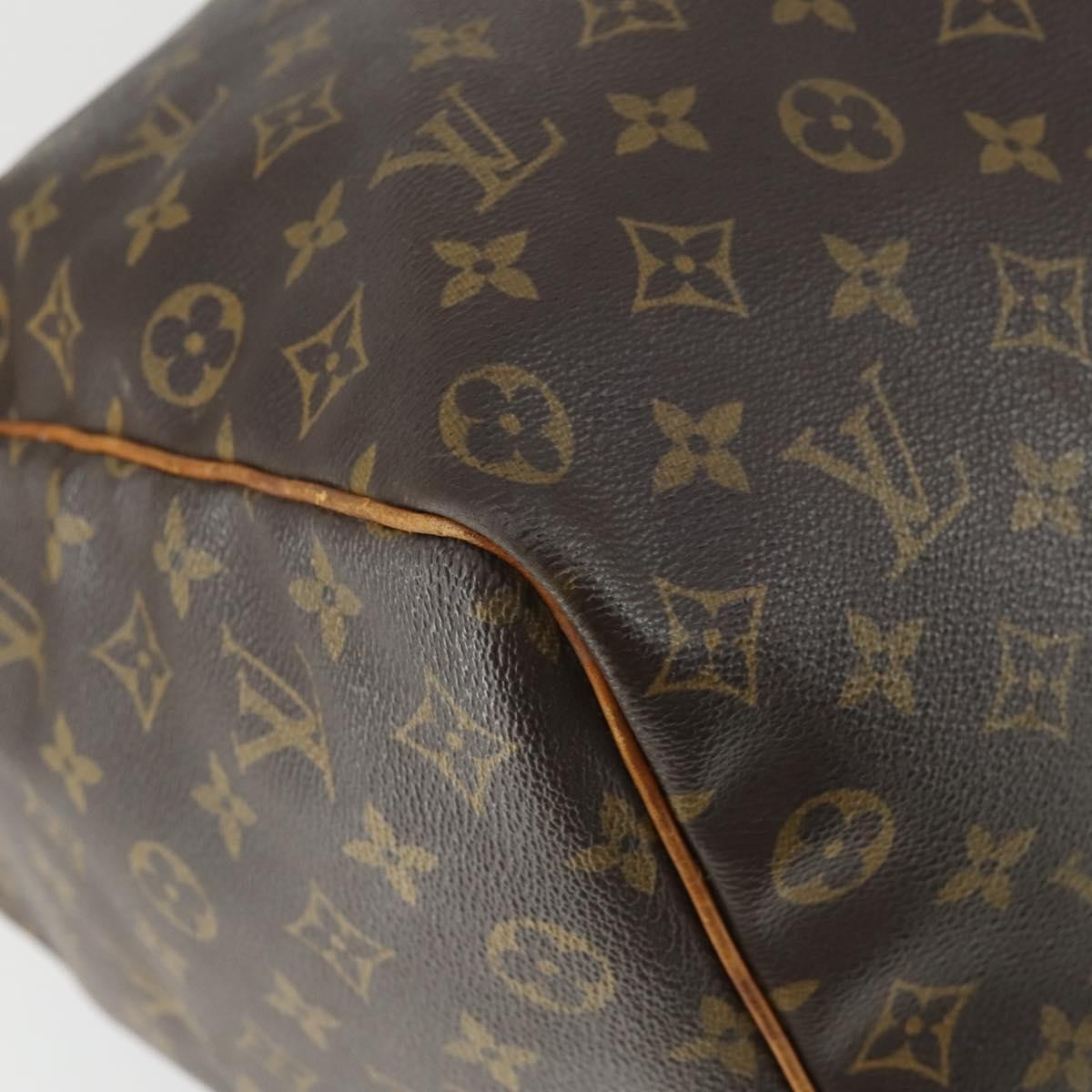 Louis Vuitton Keepall Monogram Canvas Brown Canvas Travel Bag Bag (Pre-Owned)
