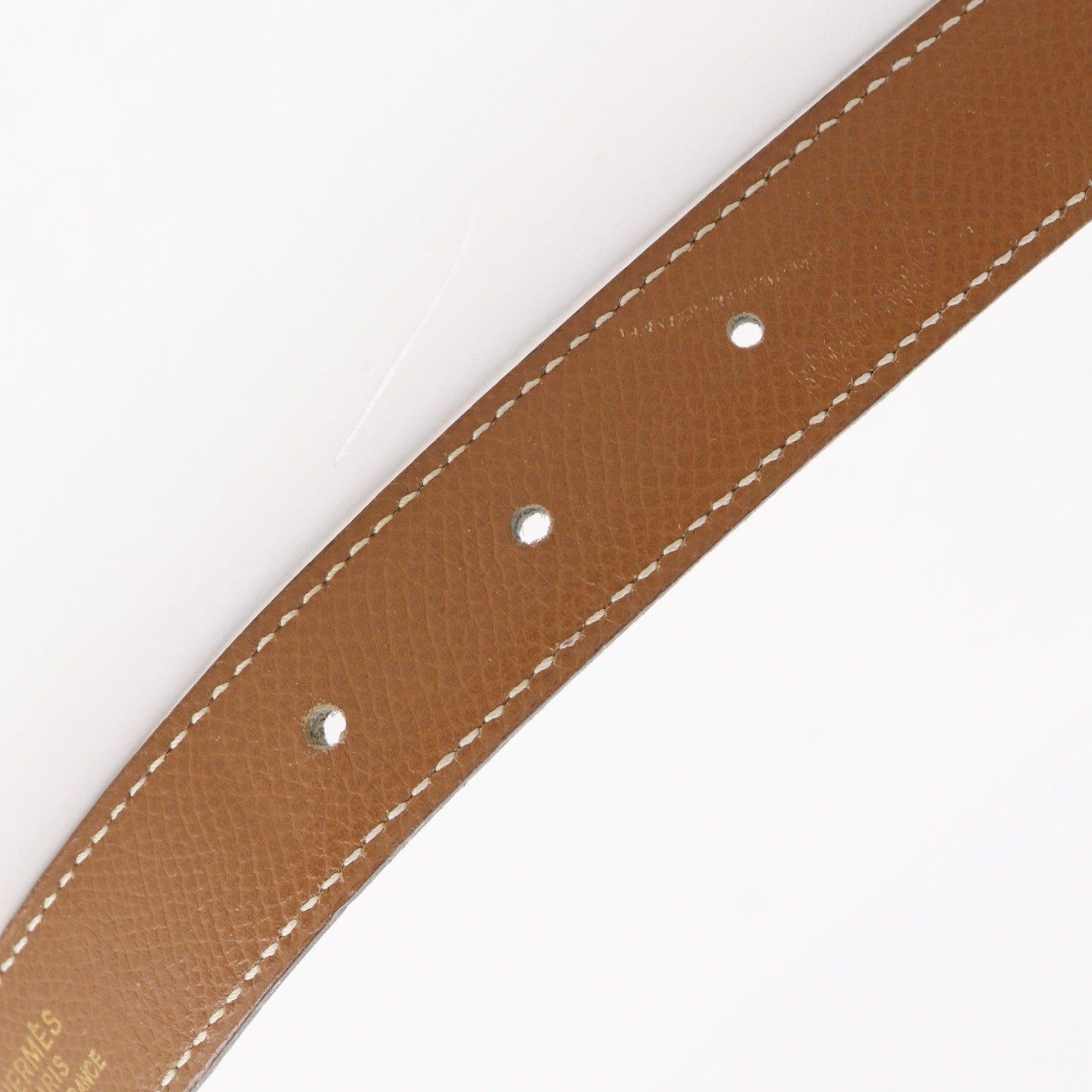 Hermes Constance Reversible Belt Leather Brown Leather Belts Accessory (Pre-Owned)