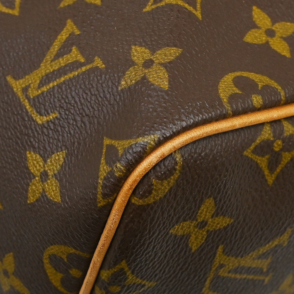 Louis Vuitton Keepall Monogram Brown Canvas Travel Bag Bag (Pre-Owned)