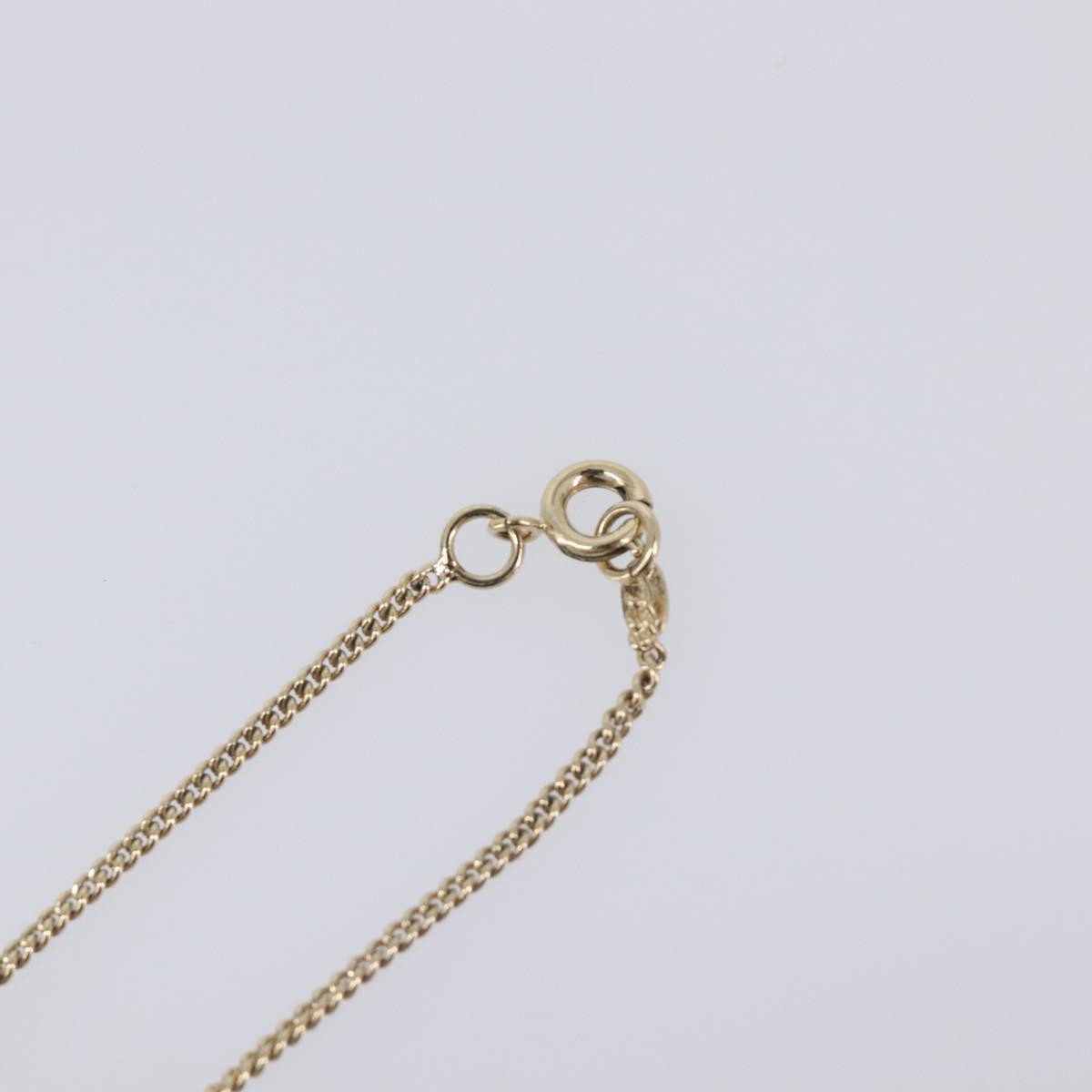Chanel Square Cc Pendant Metal Gold Metal Necklace Jewelry (Pre-Owned)