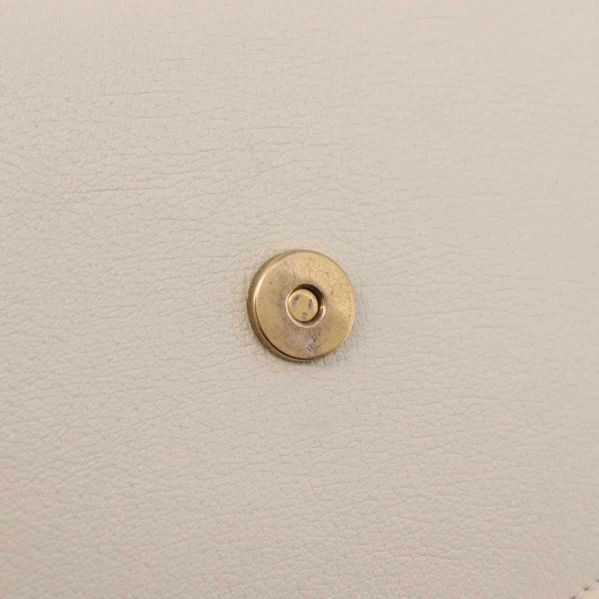 Gucci Totem Leather Beige Leather Shoulder Bag Bag (Pre-Owned)